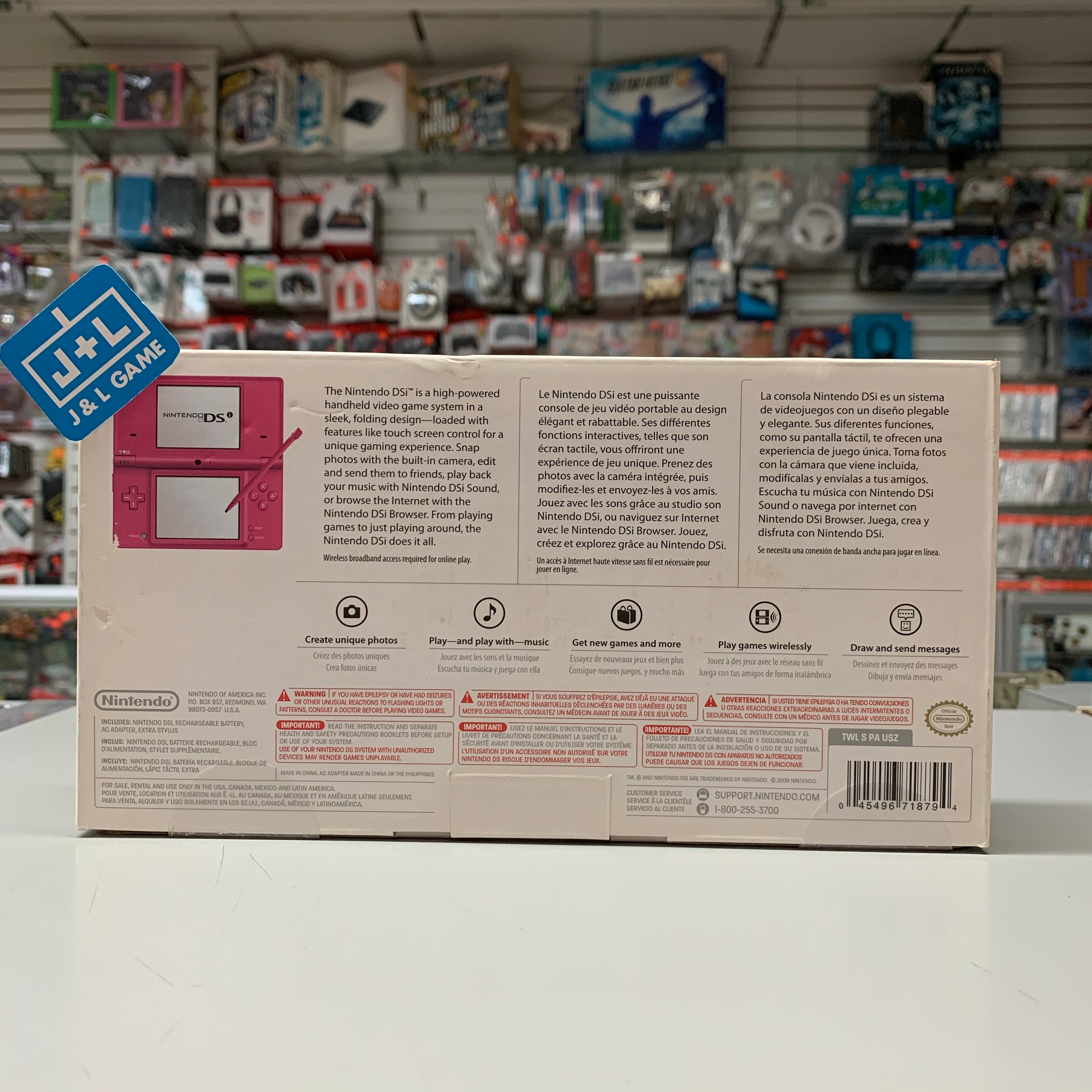 Nintendo DSi Console (Pink) - (NDS) Nintendo DS Consoles Nintendo   