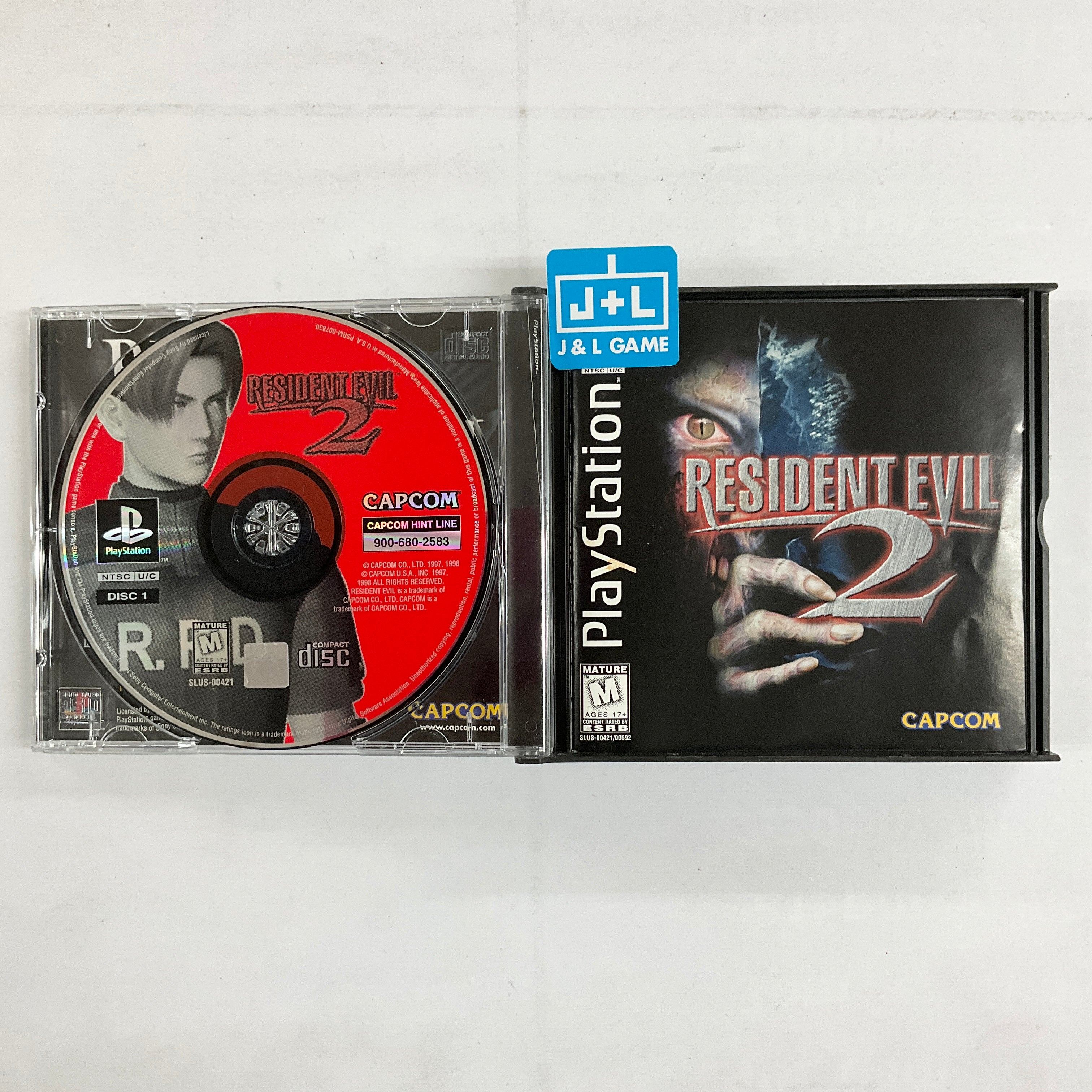 Resident Evil 2 - (PS1) PlayStation 1 [Pre-Owned] Video Games Capcom   
