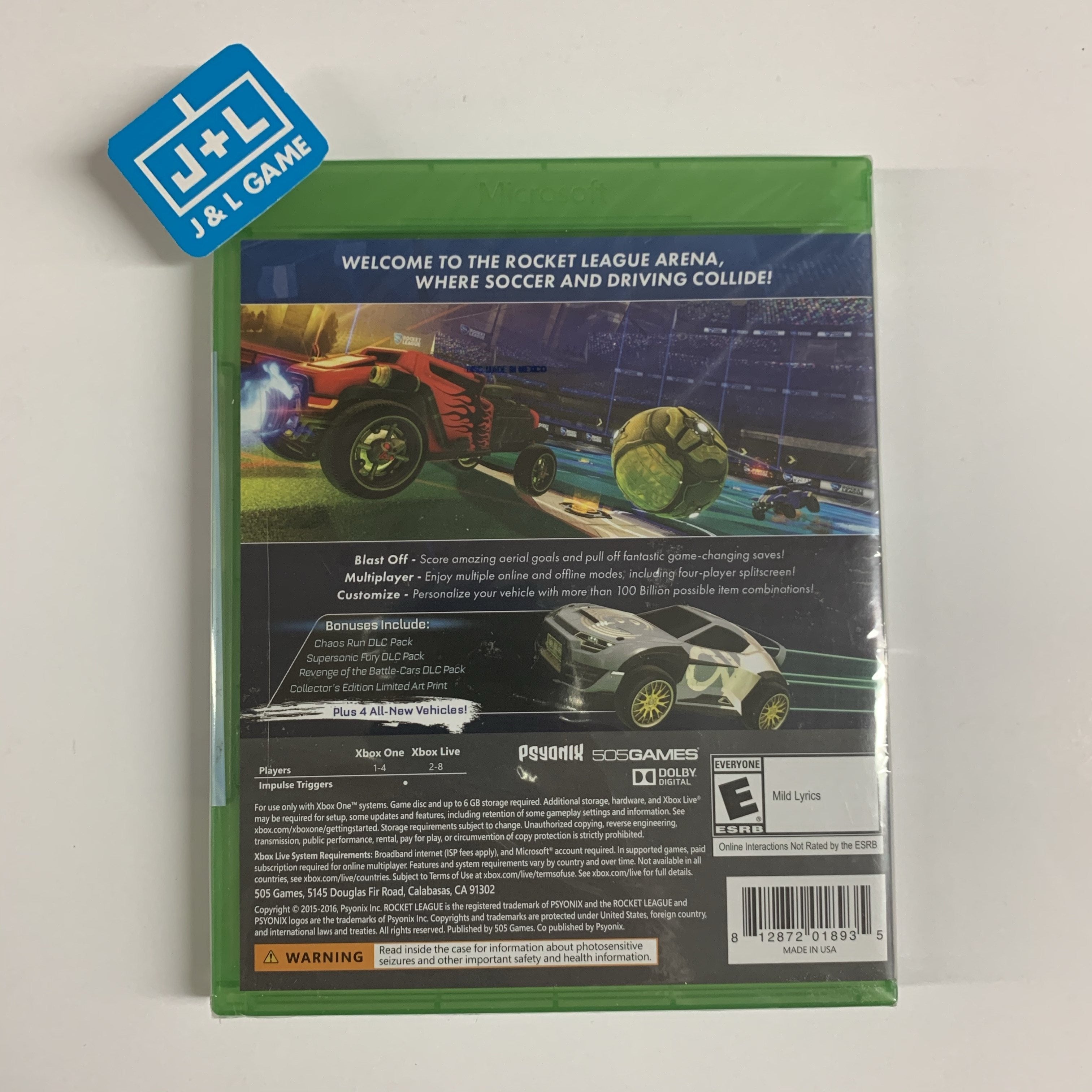 Rocket League (Collector's Edition) - (XB1) Xbox One Video Games 505 Games   