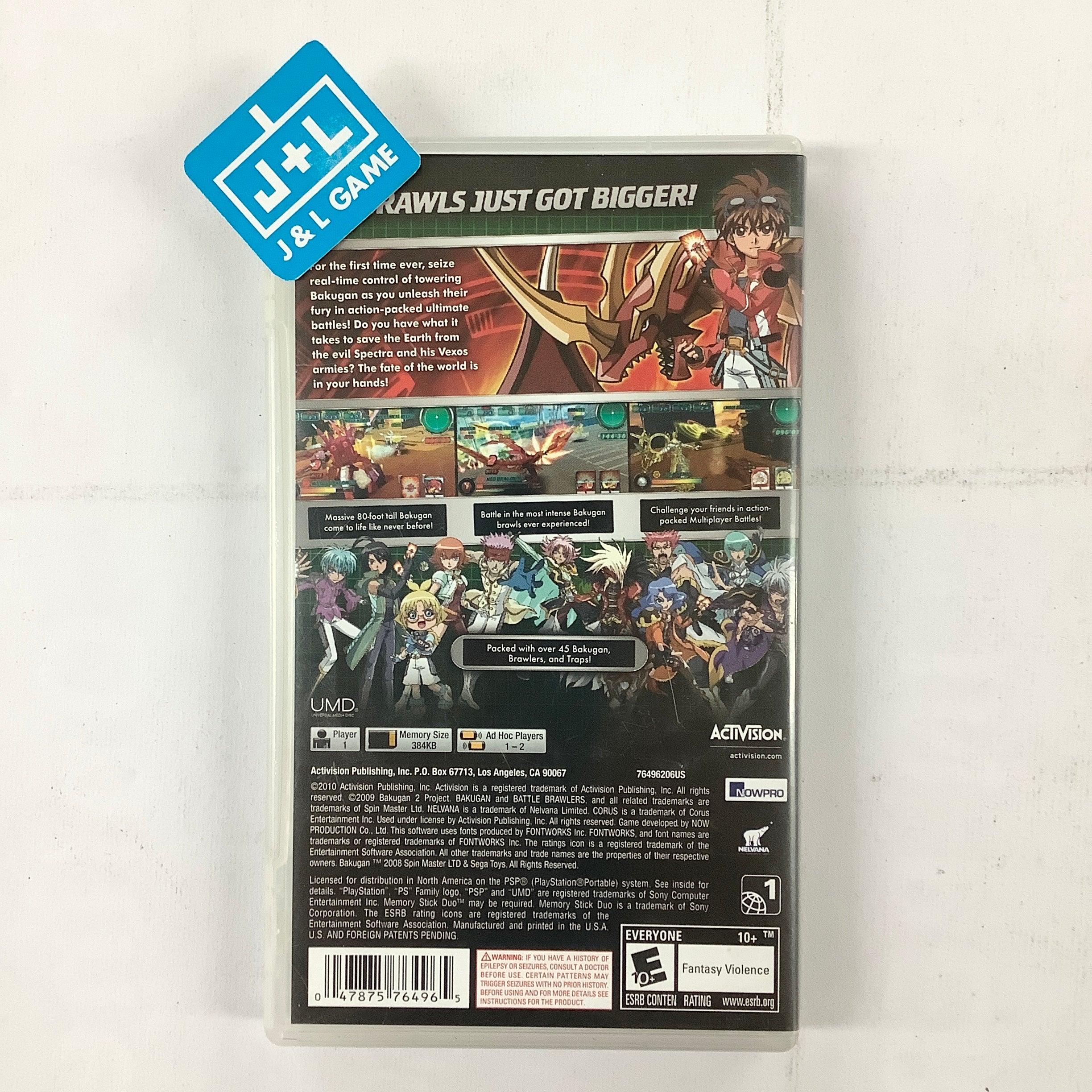 Bakugan Defenders of the Core - Sony PSP [Pre-Owned] Video Games Activision   