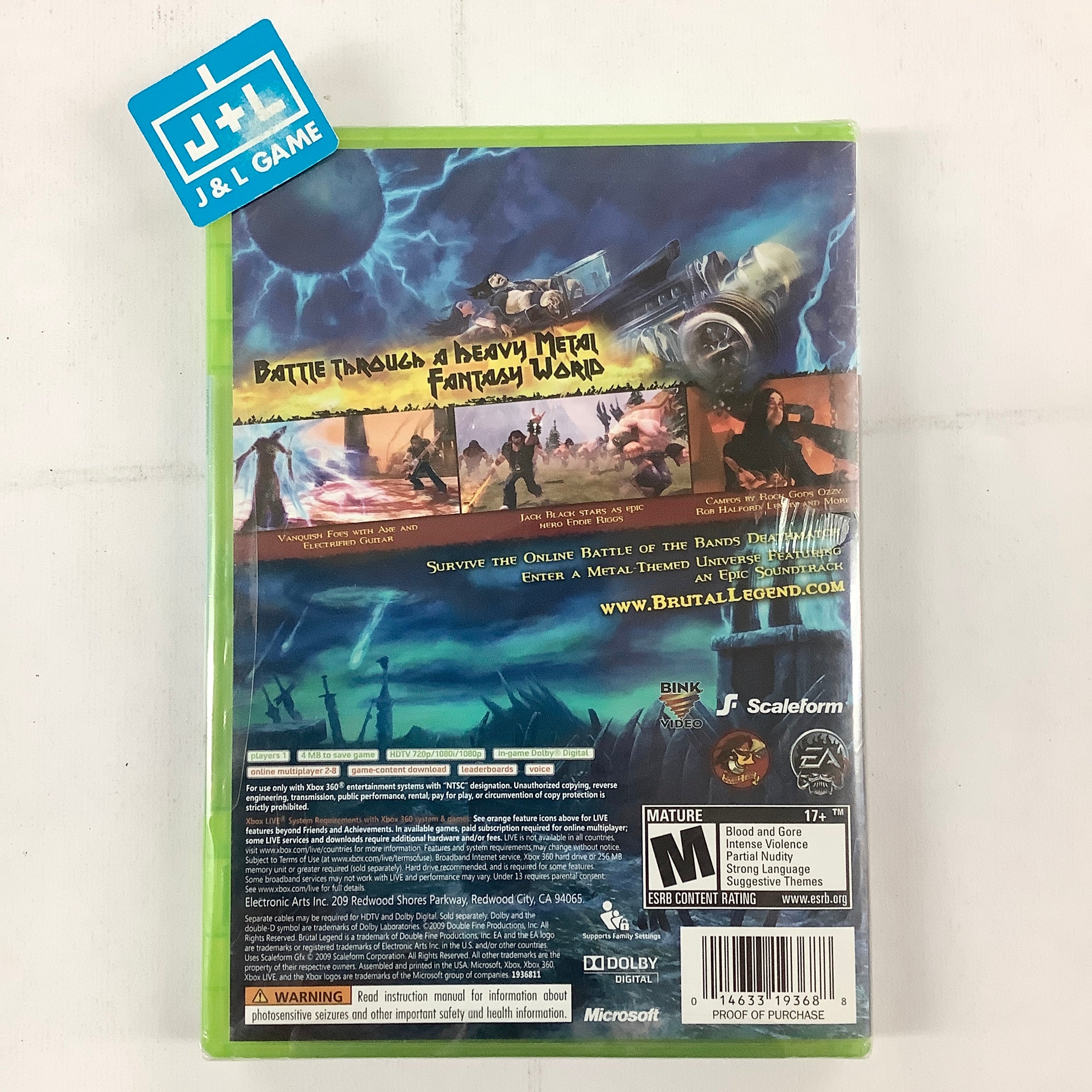 Brutal Legend - Xbox 360 Video Games EA Games   