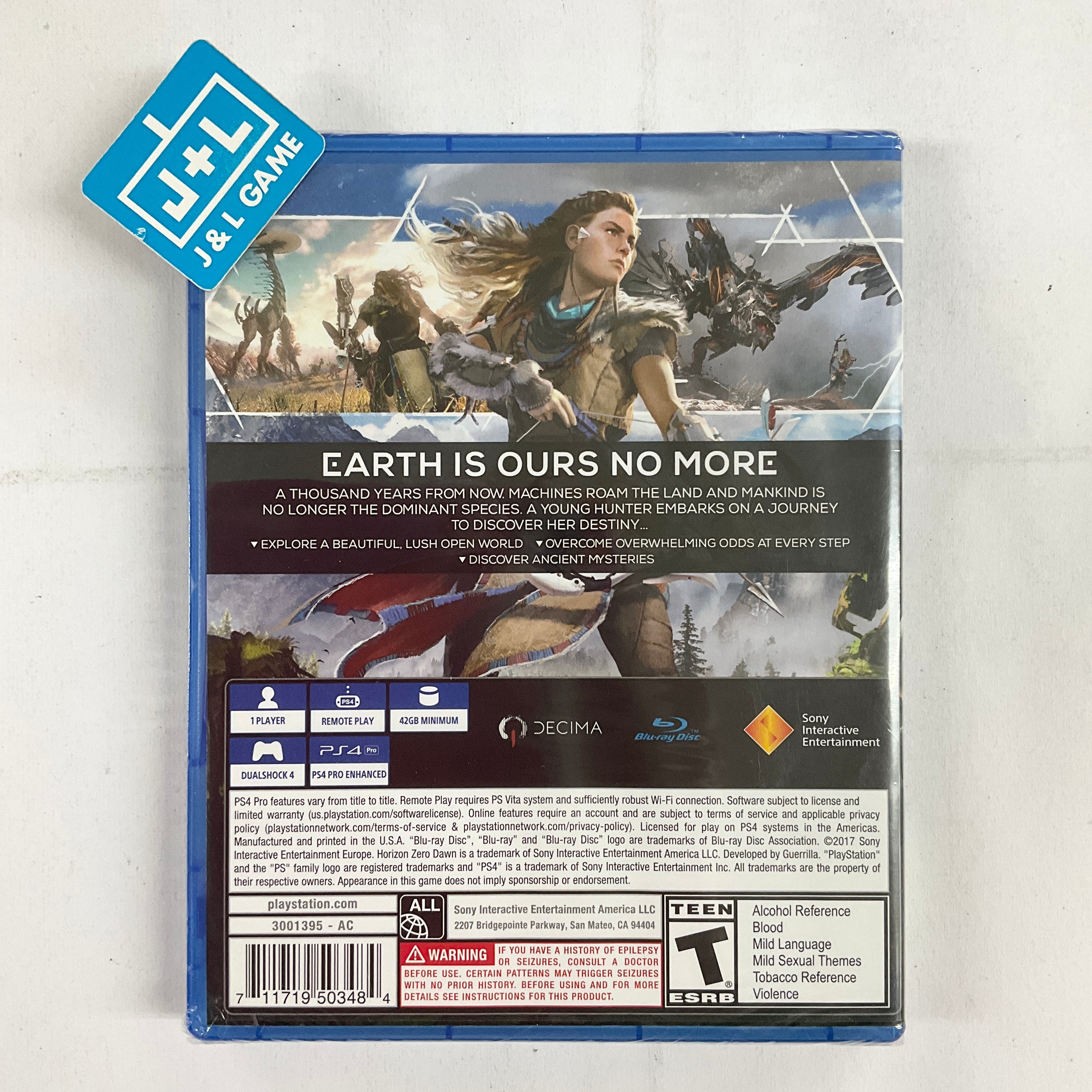 Horizon Zero Dawn - (PS4) PlayStation 4 Video Games Sony Interactive Entertainment   