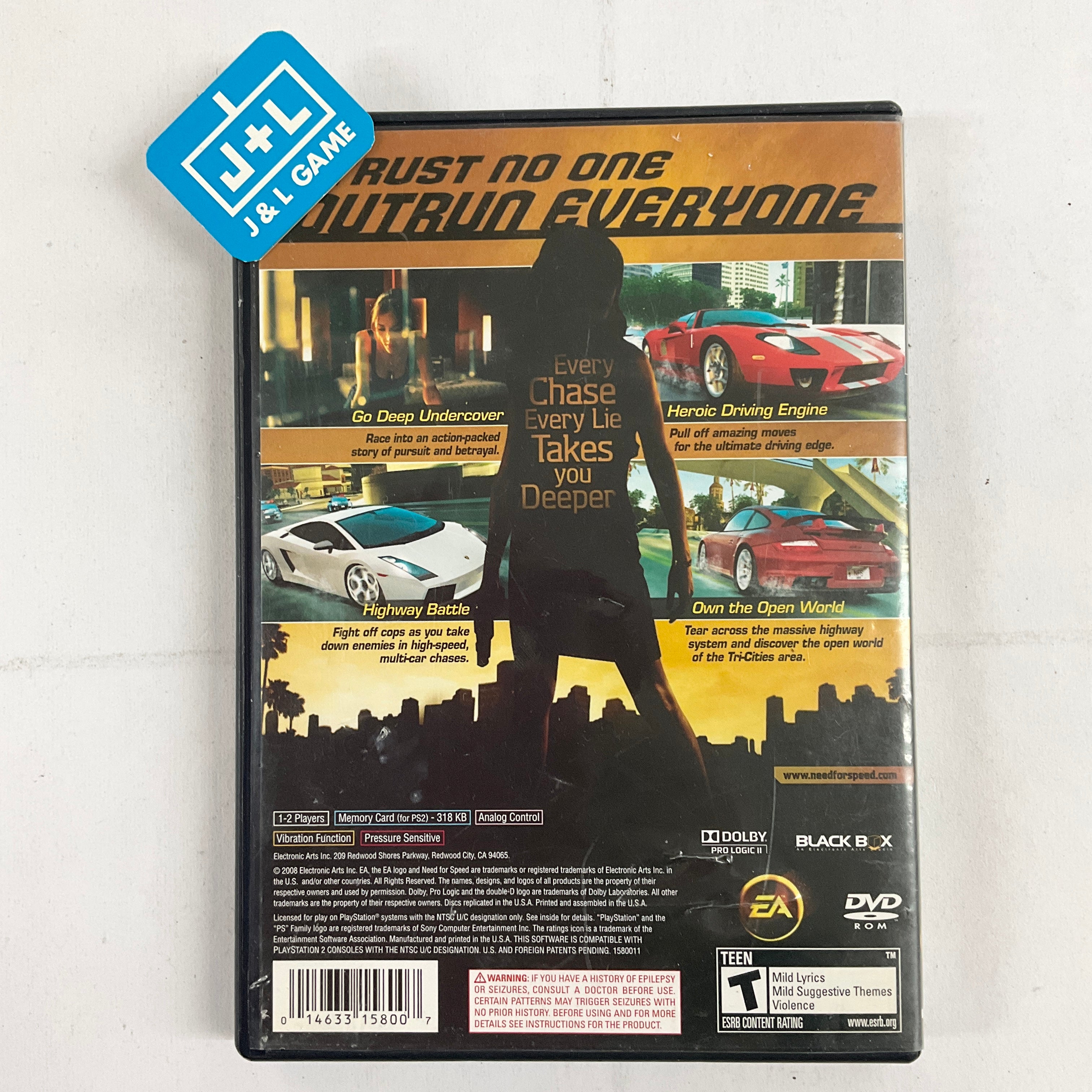 Need for Speed Undercover - (PS2) PlayStation 2 [Pre-Owned] Video Games Electronic Arts   