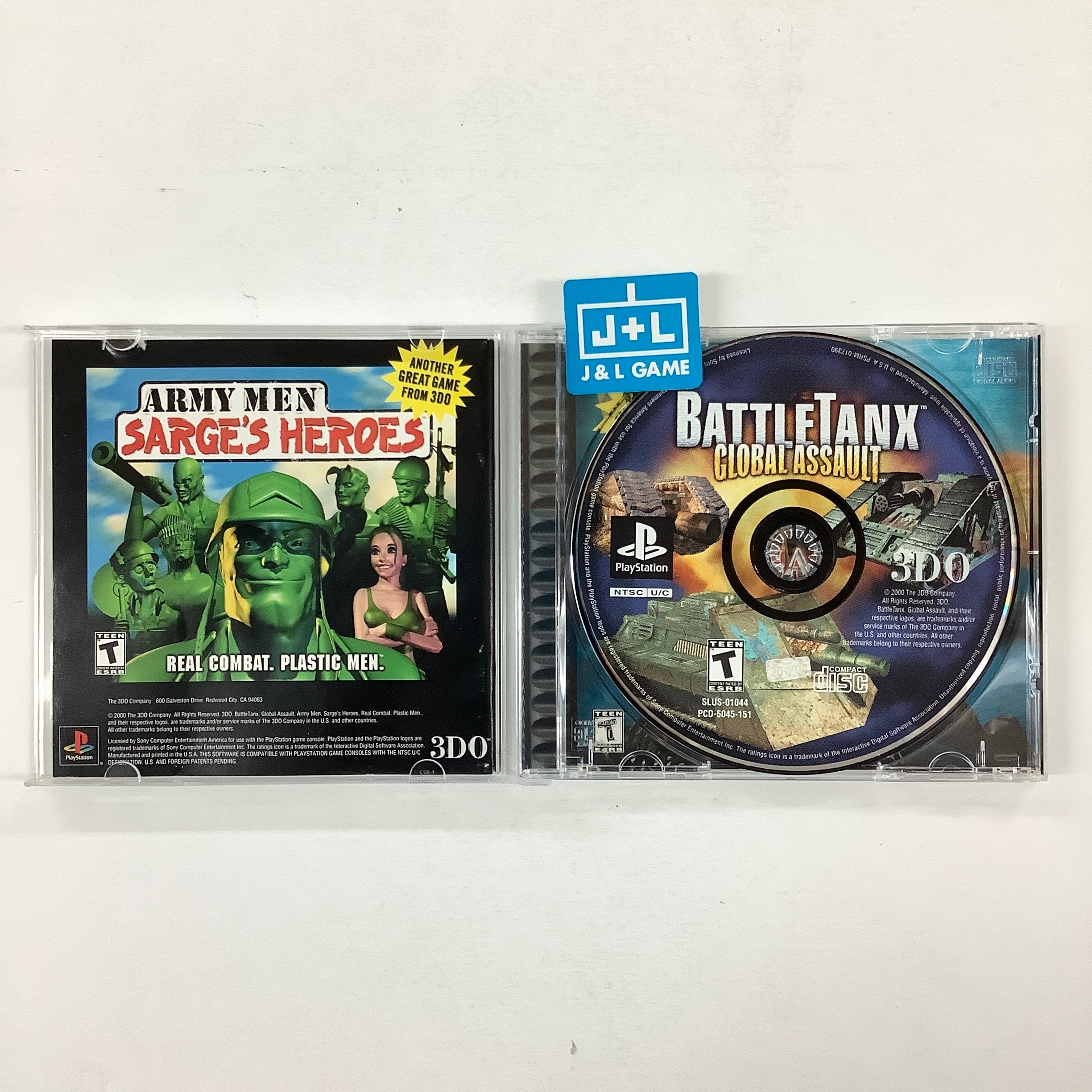 BattleTanx: Global Assault - (PS1) PlayStation 1 [Pre-Owned] Video Games 3DO   