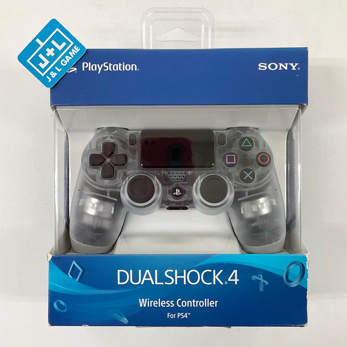 SONY DualShock 4 Wireless Controller (Crystal) - (PS4) PlayStation 