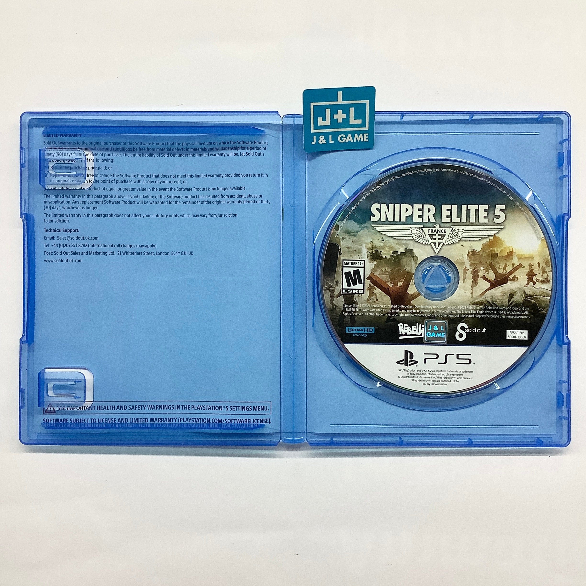 Sniper Elite 5 - (PS5) PlayStation 5 [Pre-Owned] Video Games Rebellion   