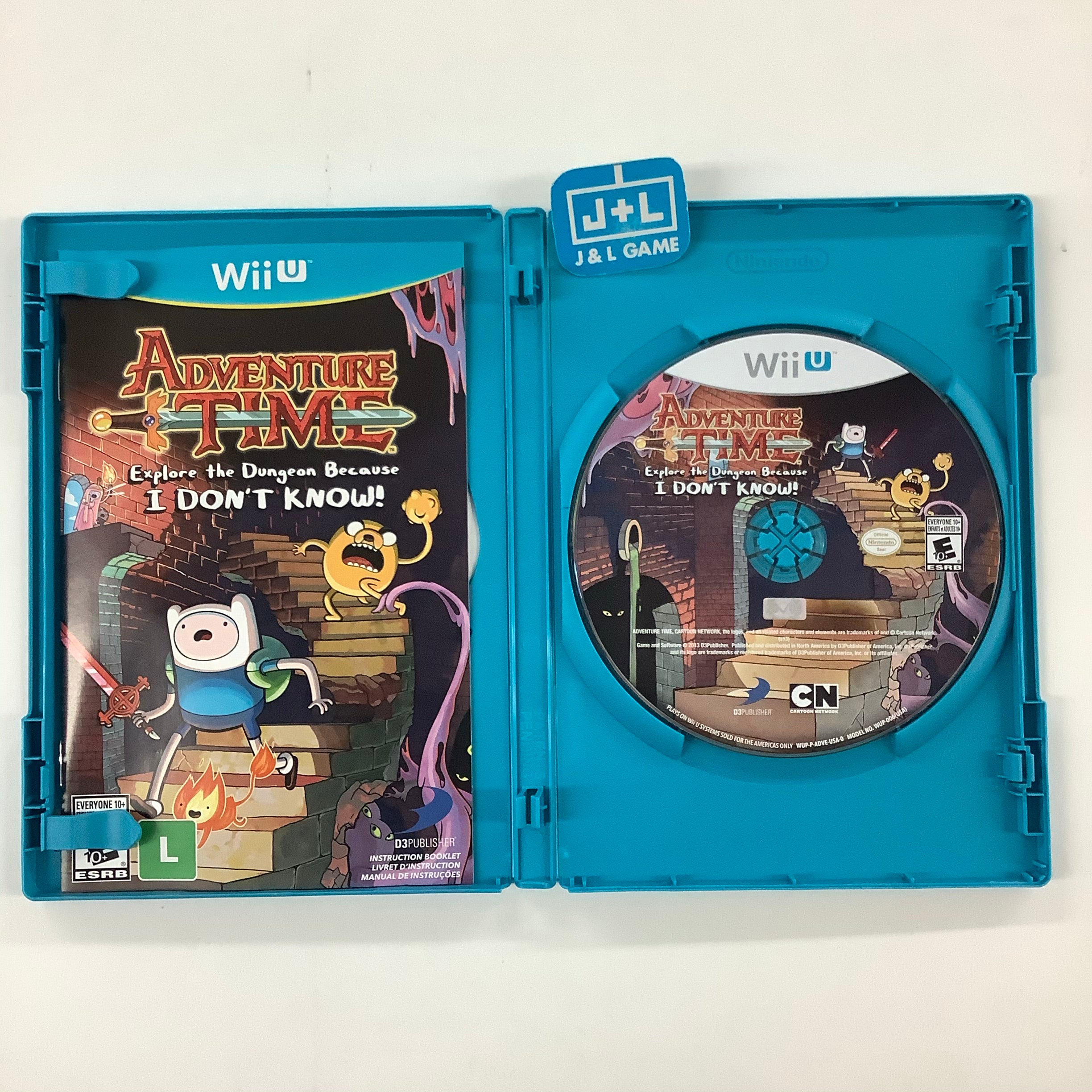 Adventure Time: Explore the Dungeon Because I DON'T KNOW! - Nintendo Wii U [Pre-Owned] Video Games D3Publisher   