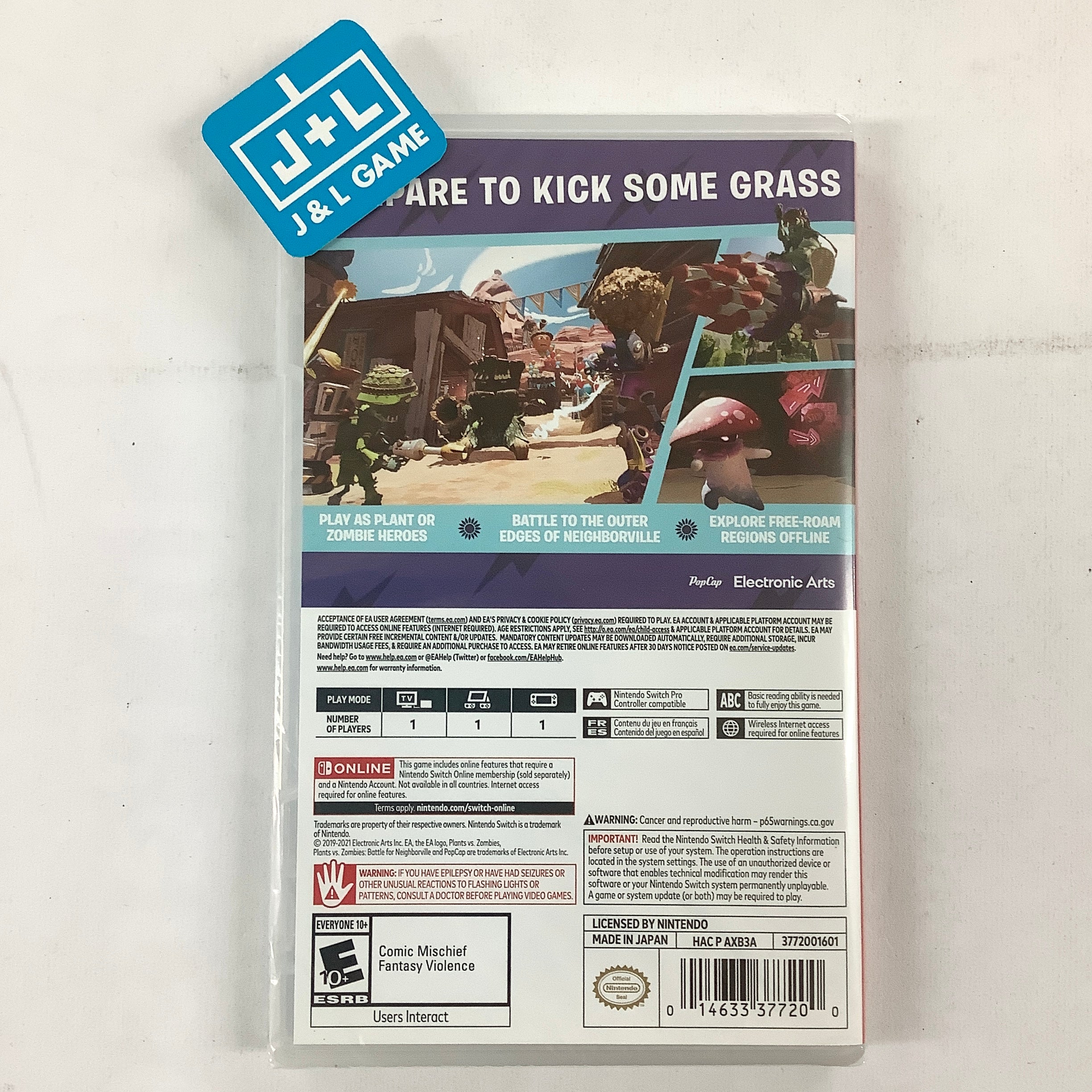 Plants Vs Zombies: Battle for Neighborville Complete Edition - (NSW) Nintendo Switch Video Games Electronic Arts   
