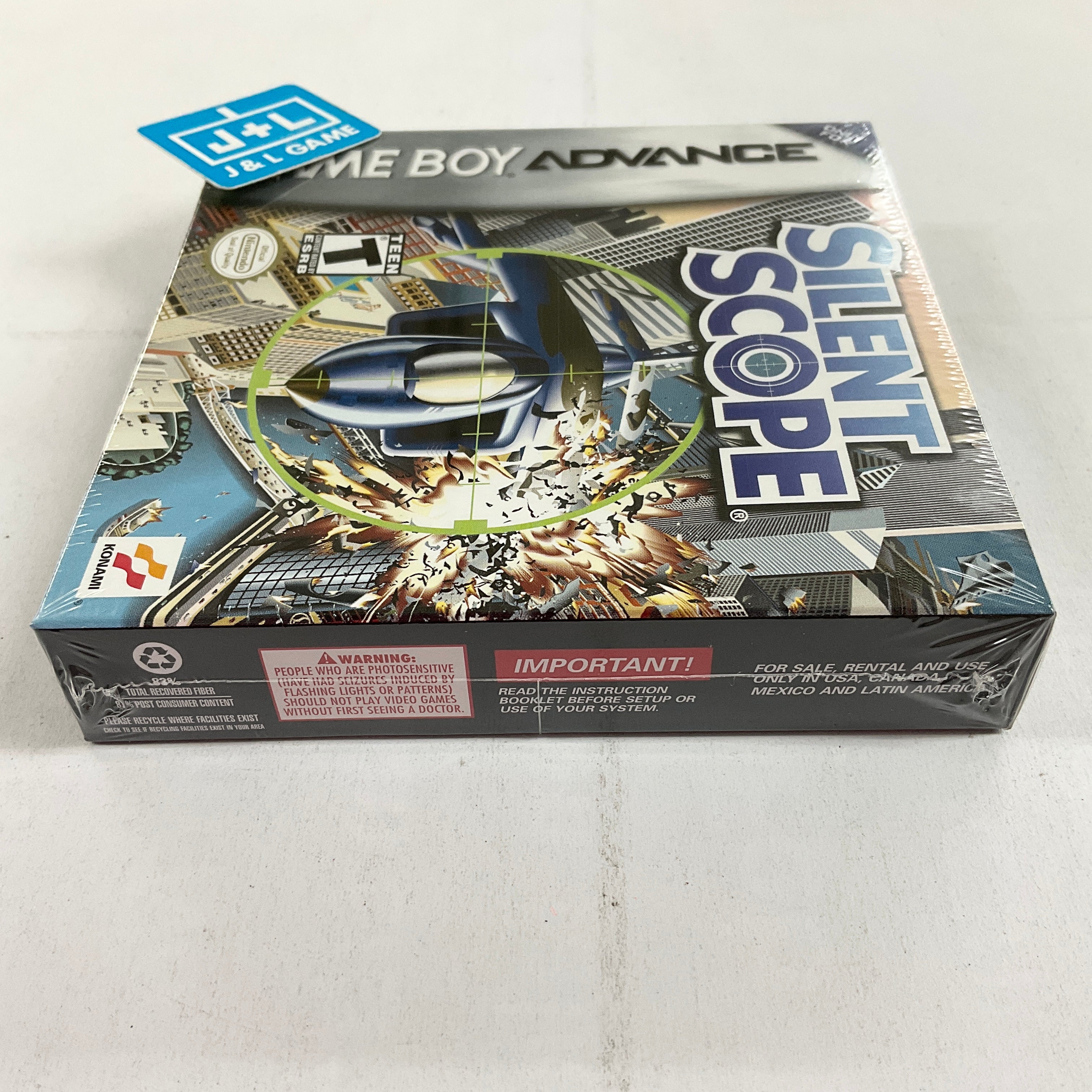 Silent Scope - (GBA) Game Boy Advance Video Games Konami   