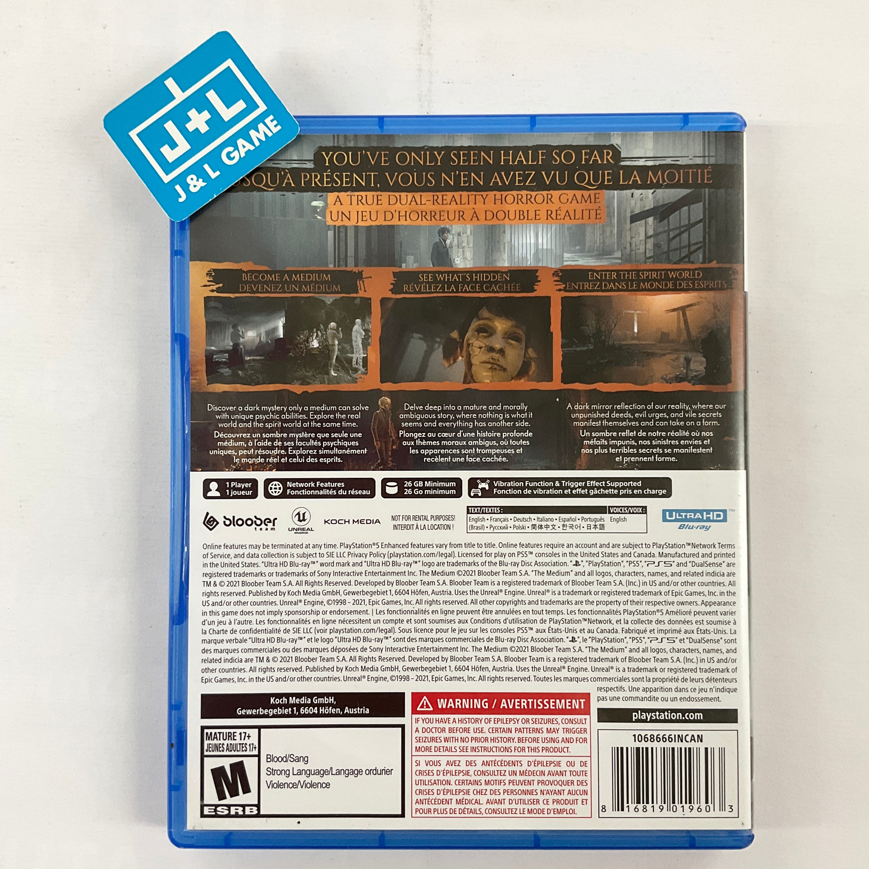 The Medium - (PS5) PlayStation 5 [Pre-Owned] Video Games Bloober Team   