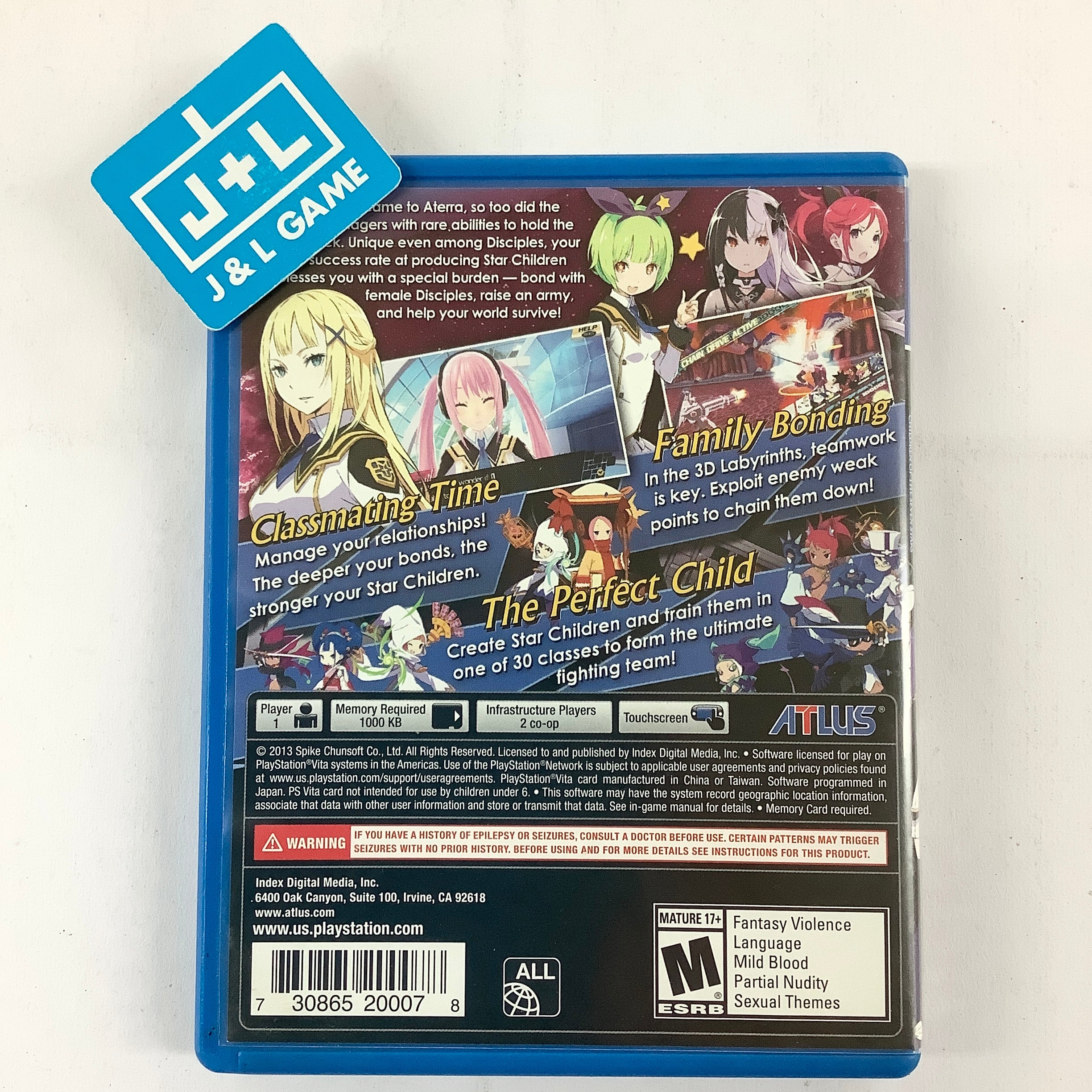 Conception II: Children of the Seven Stars - (PSV) PlayStation Vita [Pre-Owned] Video Games Atlus   