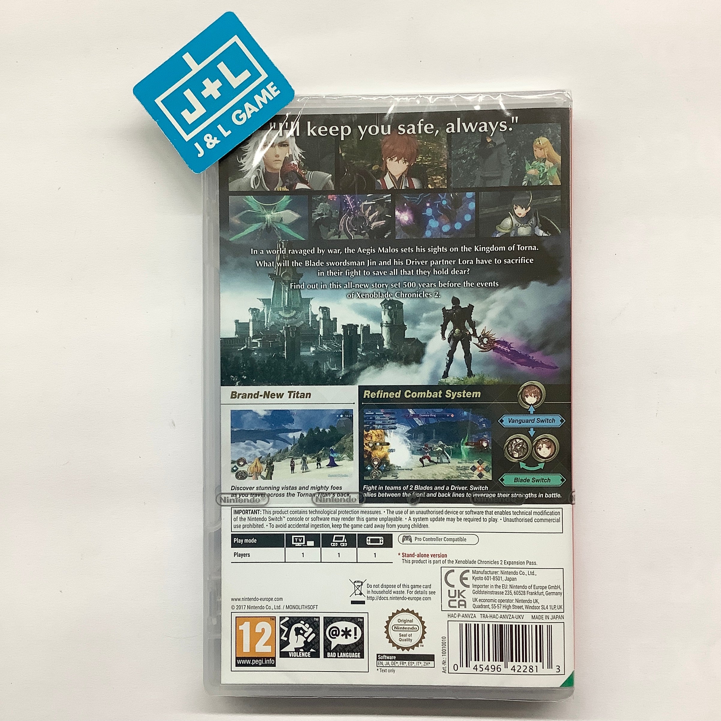 Xenoblade Chronicles 2: Torna - The Golden Country - (NSW) Nintendo Switch (European Import) Video Games Nintendo   