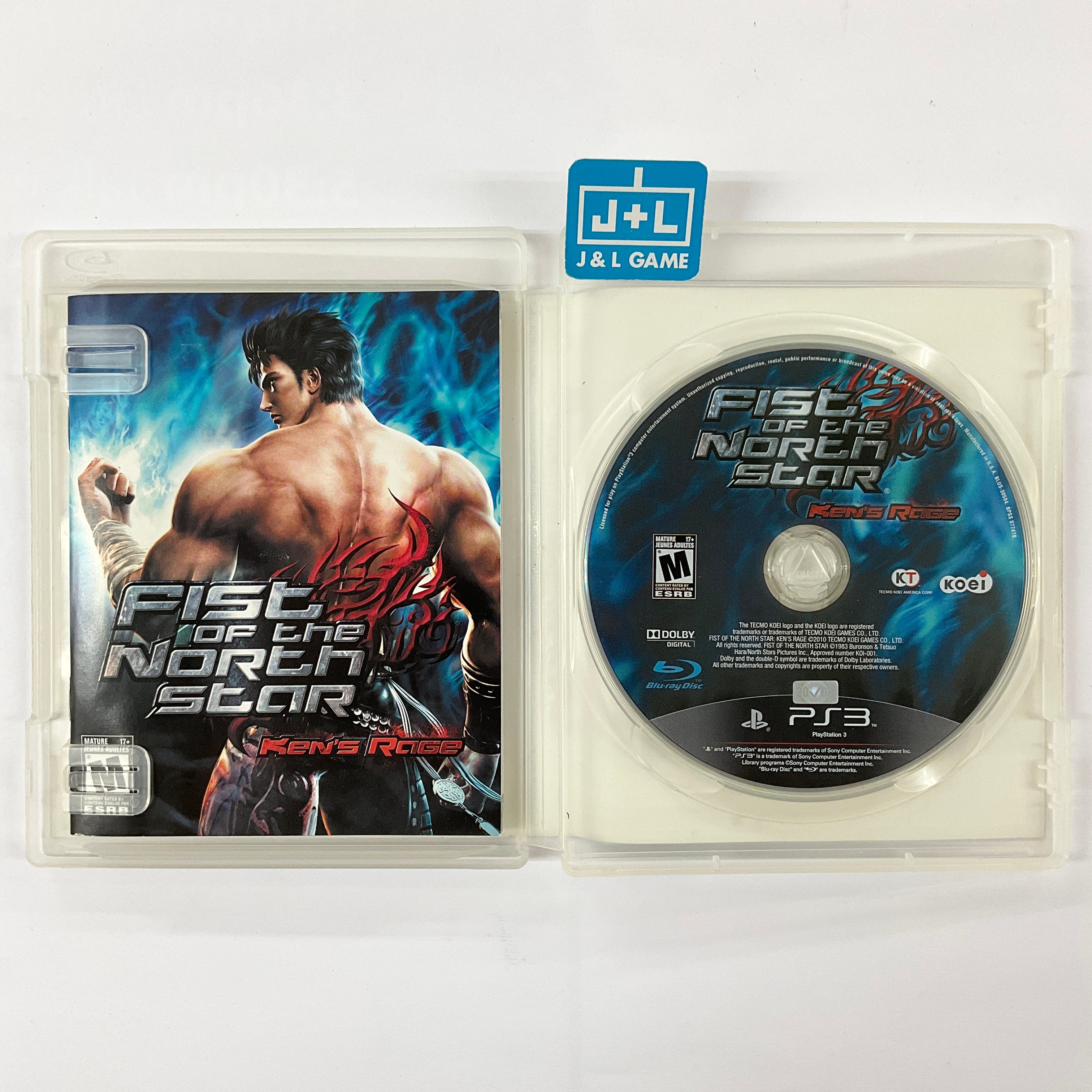 Fist of the North Star: Ken's Rage - (PS3) PlayStation 3 [Pre-Owned] Video Games Tecmo   