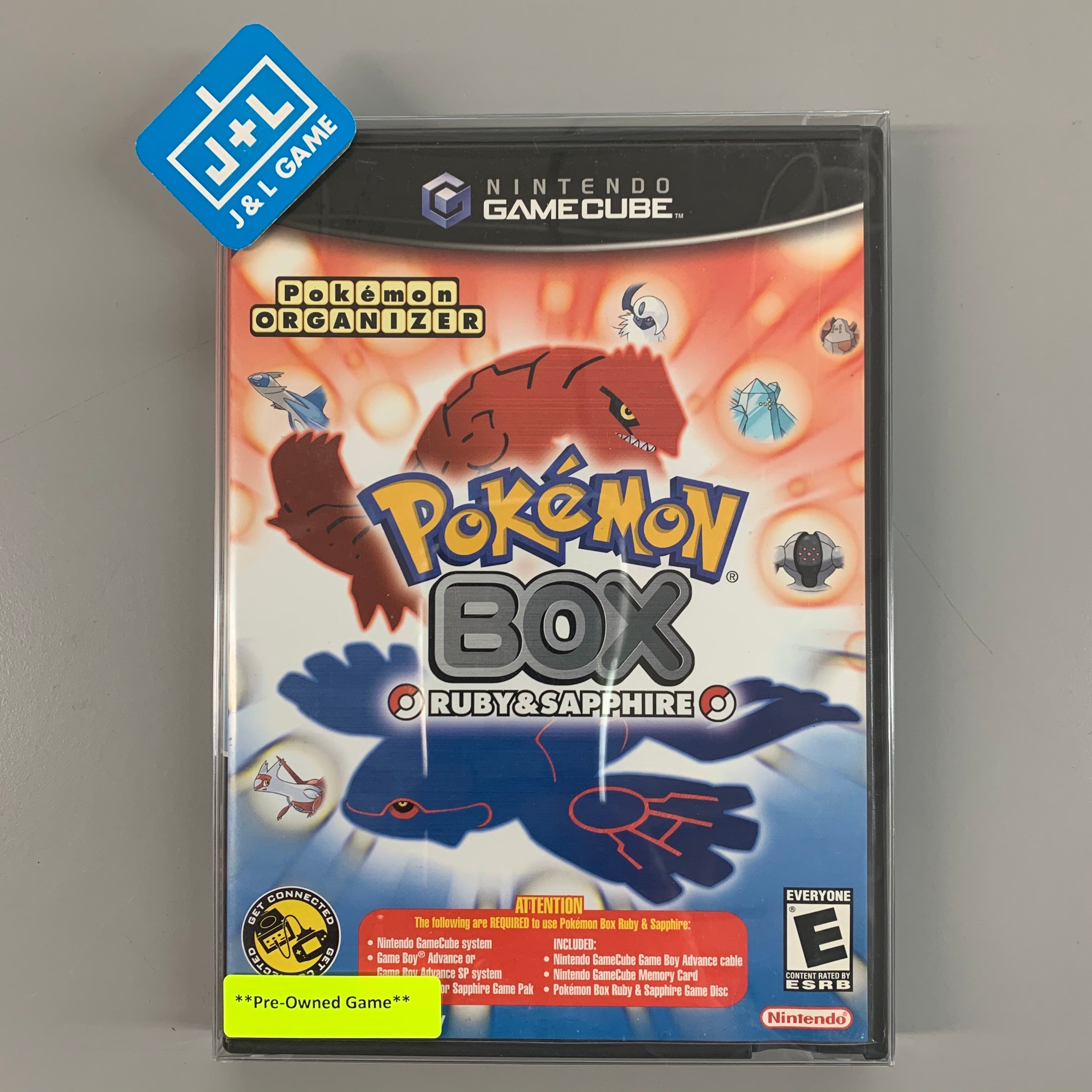 Pokemon Box: Ruby and Sapphire - GameCube | J&L Game Pokemon Box: Ruby and Sapphire - GameCube | J&L Game