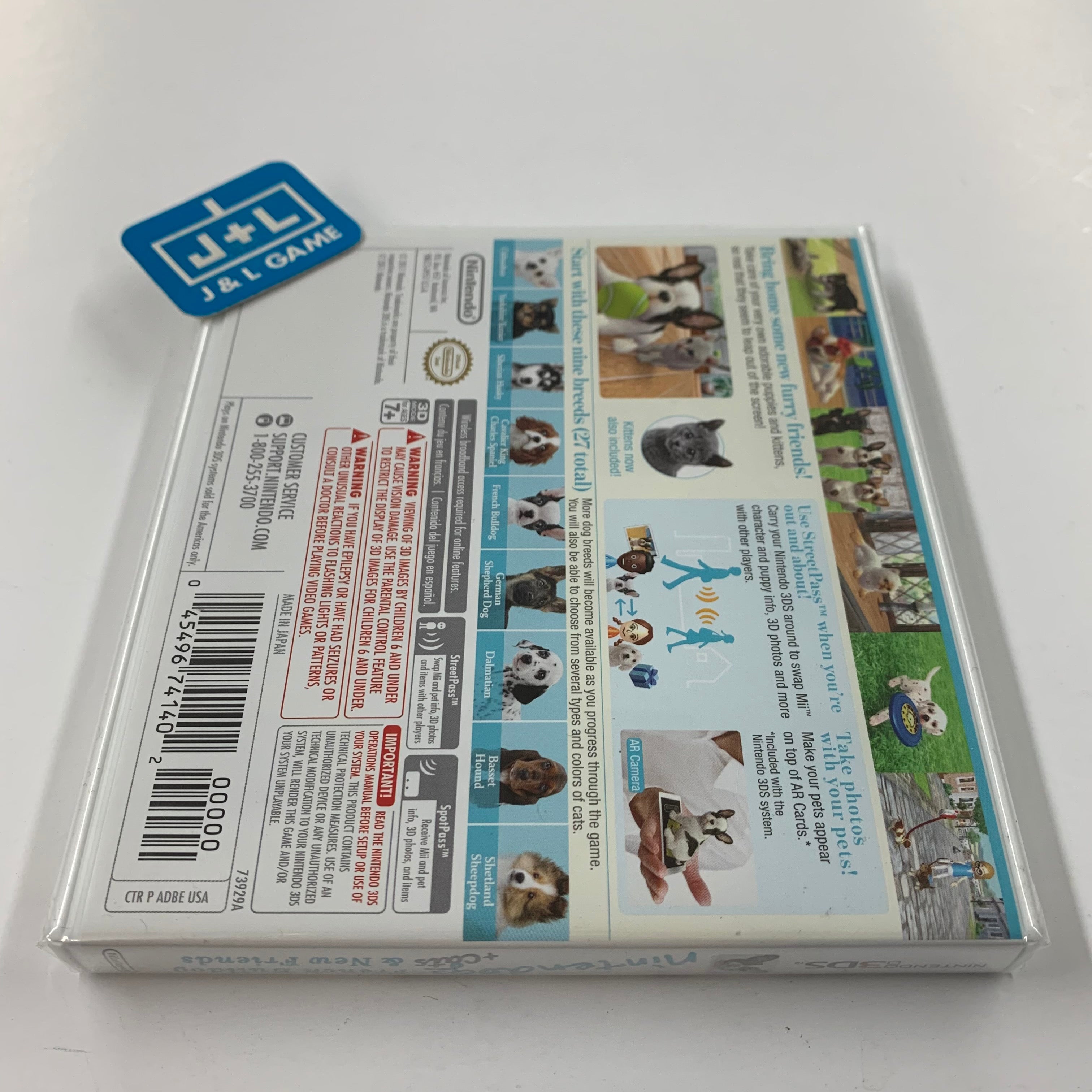 Nintendogs + Cats: French Bulldog & New Friends - Nintendo 3DS Video Games Nintendo   