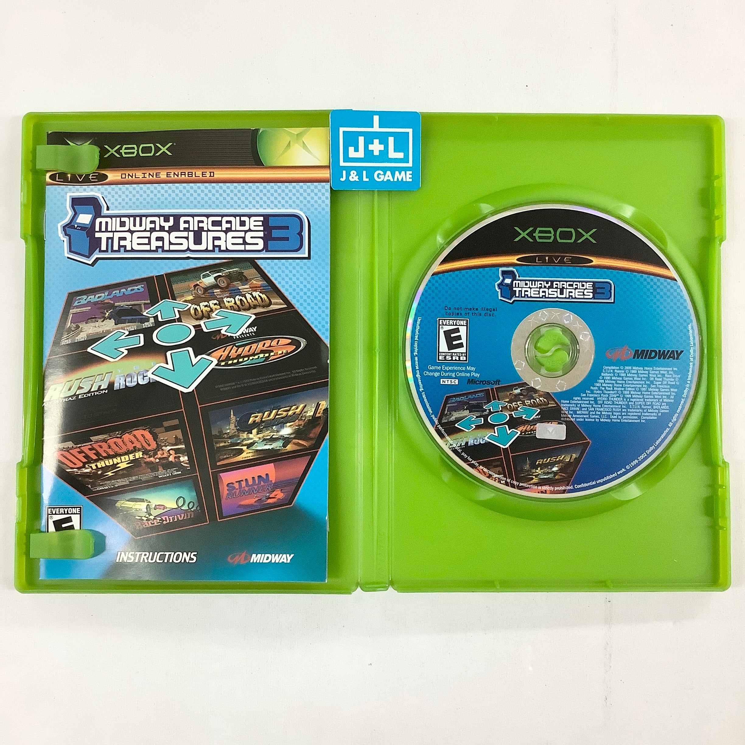 Midway Arcade Treasures 3 - (XB) Xbox [Pre-Owned] Video Games Midway   