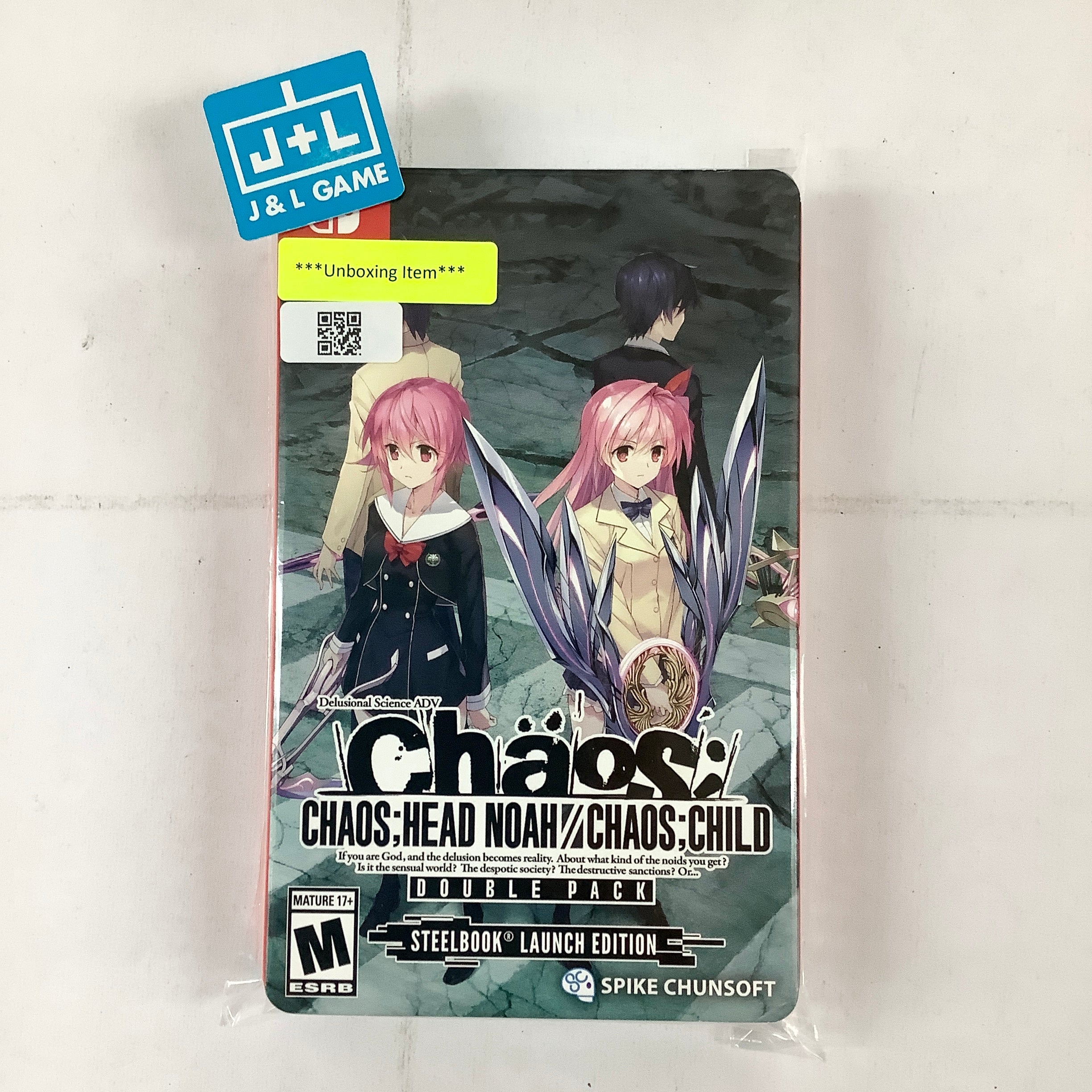 Chaos;Head Noah / Chaos;Child Double Pack (SteelBook Launch Edition) - (NSW) Nintendo Switch [UNBOXING] Video Games Spike Chunsoft   