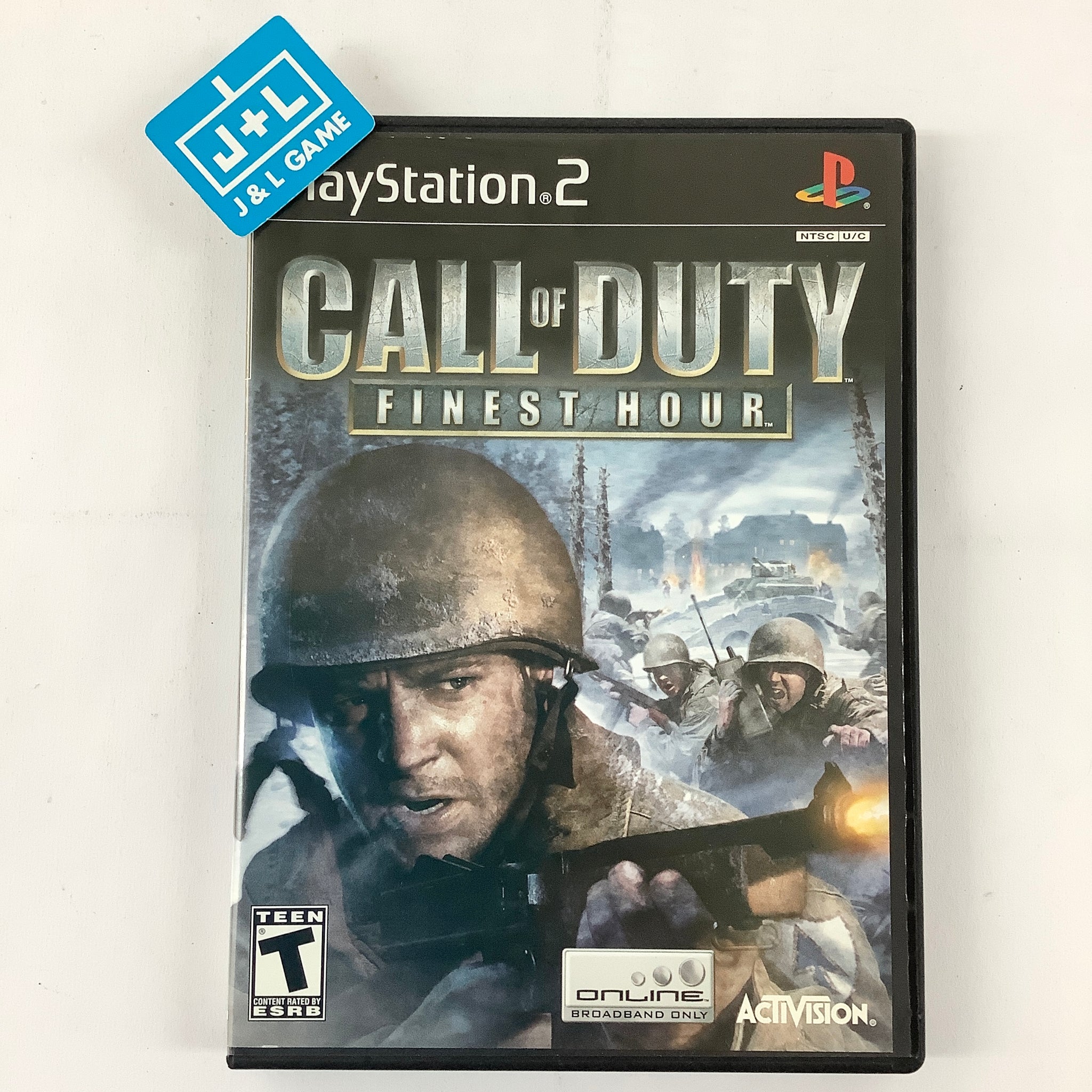 Call of Duty: Finest Hour - (PS2) PlayStation 2 [Pre-Owned] Video Games Activision   