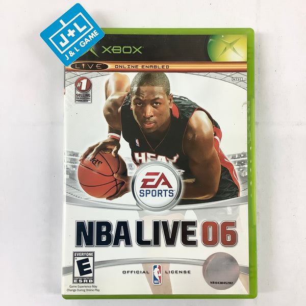 NBA LIVE 06 XBOX B2サイズ 告知ポスター NBA Live 06 (Xbox 360