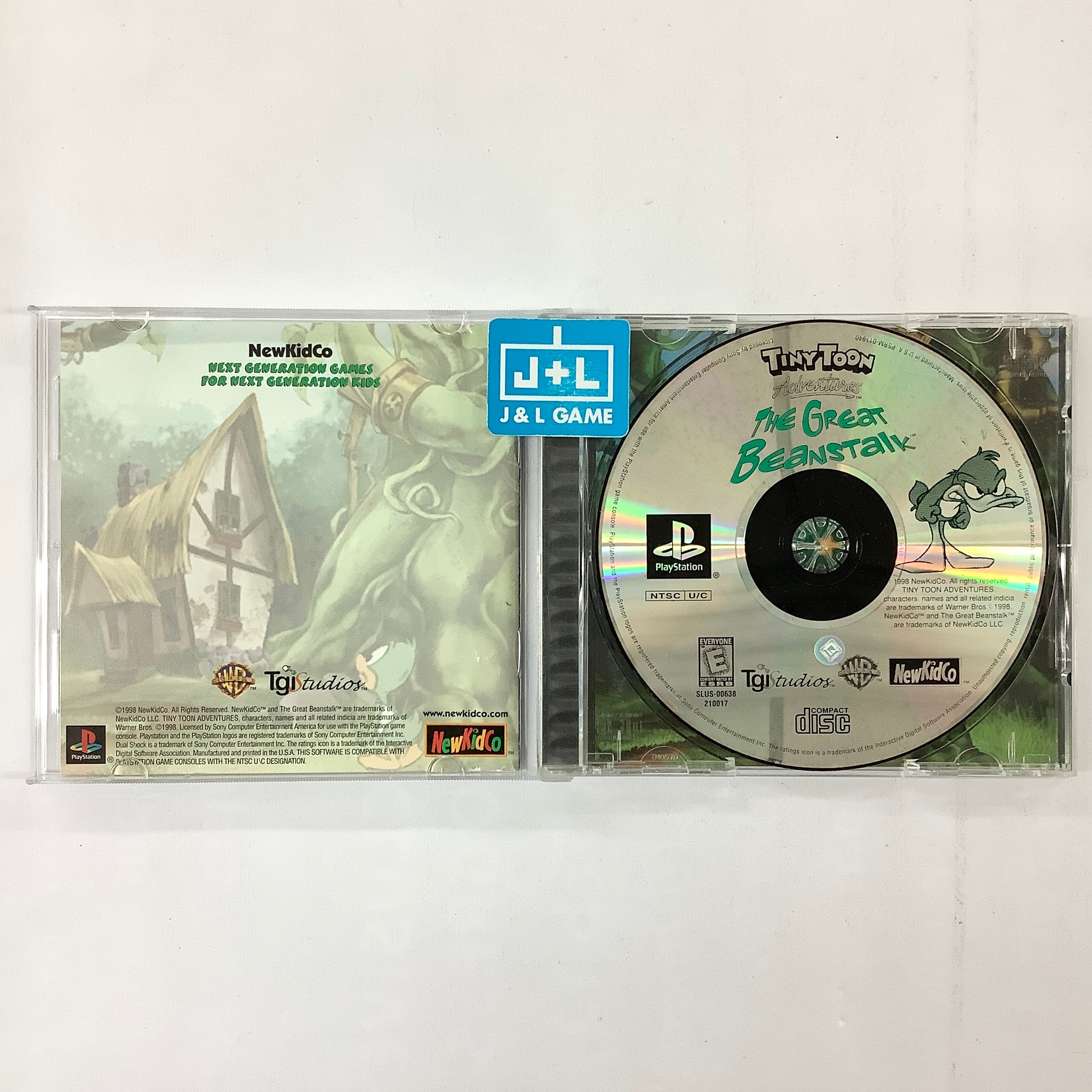 Tiny Toon Adventures: The Great Beanstalk - (PS1) PlayStation 1 [Pre-Owned] Video Games NewKidCo   