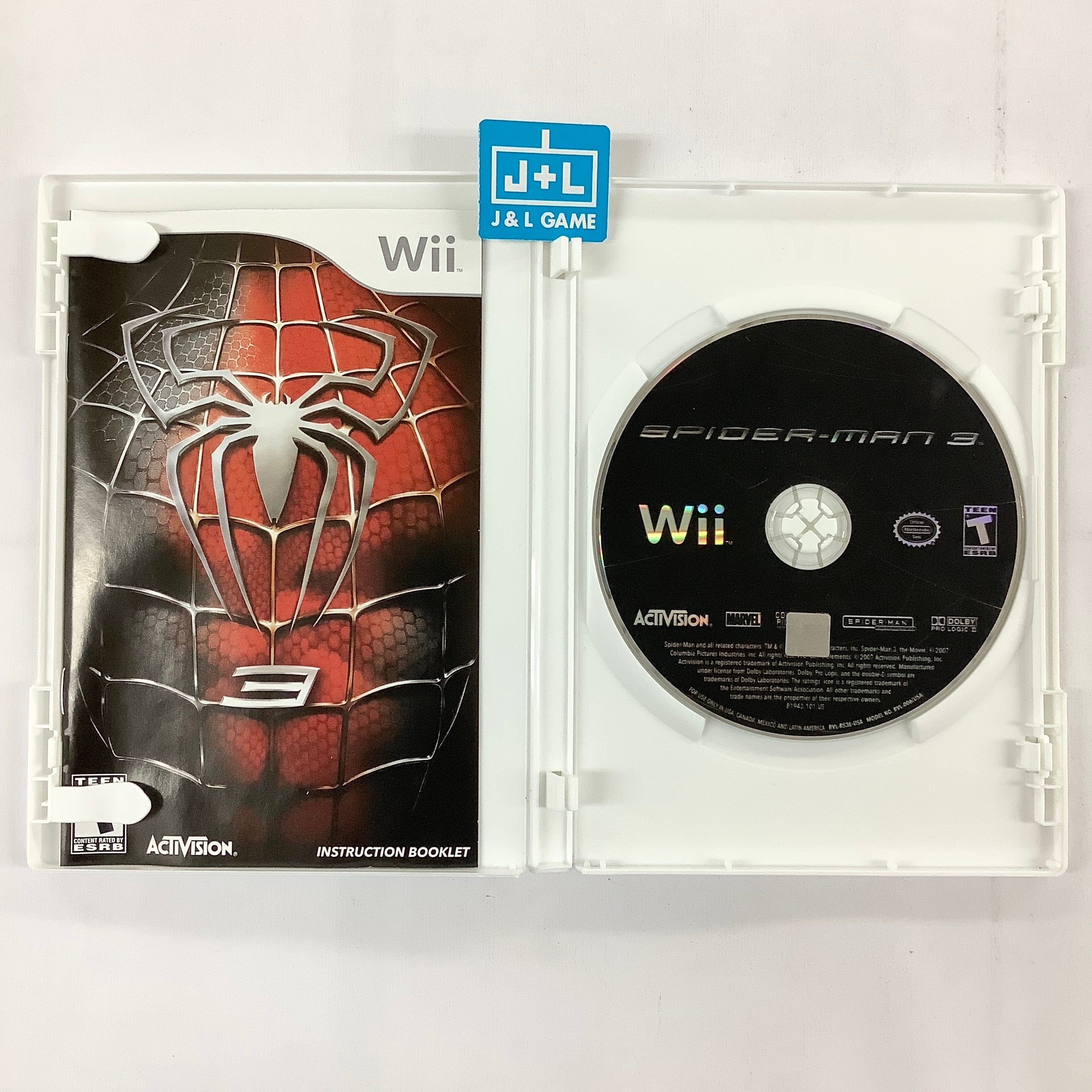 Spider-Man 3 - Nintendo Wii [Pre-Owned] Video Games Activision   