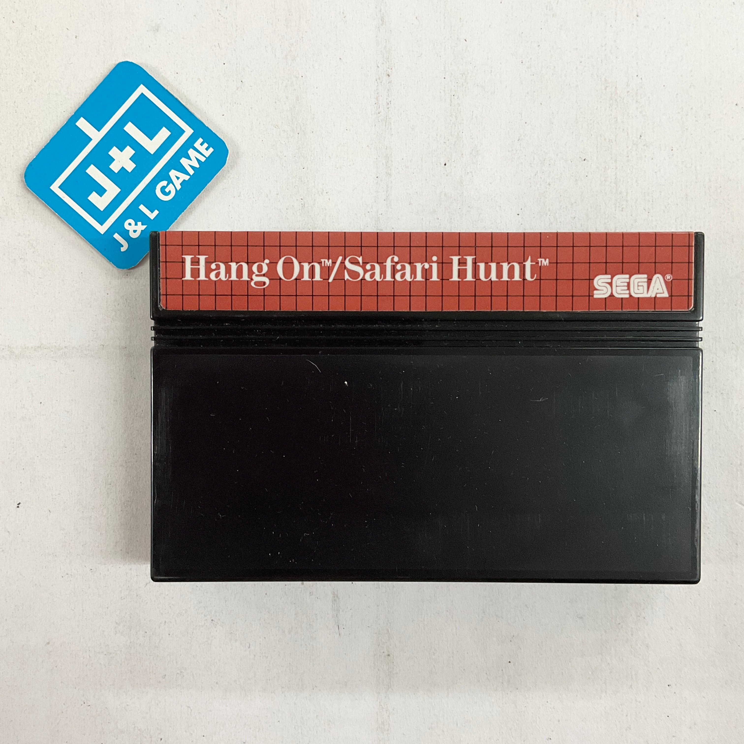 Hang On & Safari Hunt - (SMS) SEGA Master System [Pre-Owned] Video Games Sega   