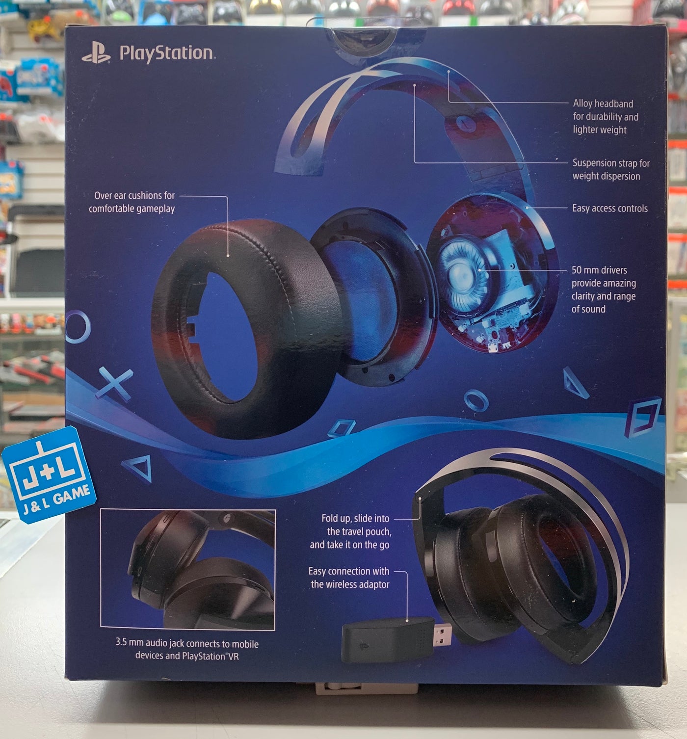 PlayStation Platinum Wireless Headset - PlayStation 4 Accessories Playstation   