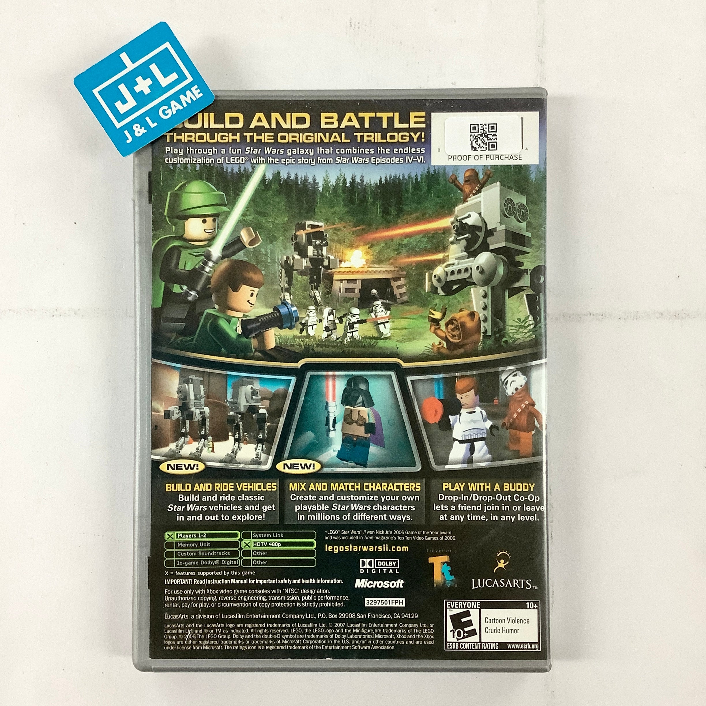 LEGO Star Wars II: The Original Trilogy (Platinum Hits) - (XB) Xbox [Pre-Owned] Video Games LucasArts   