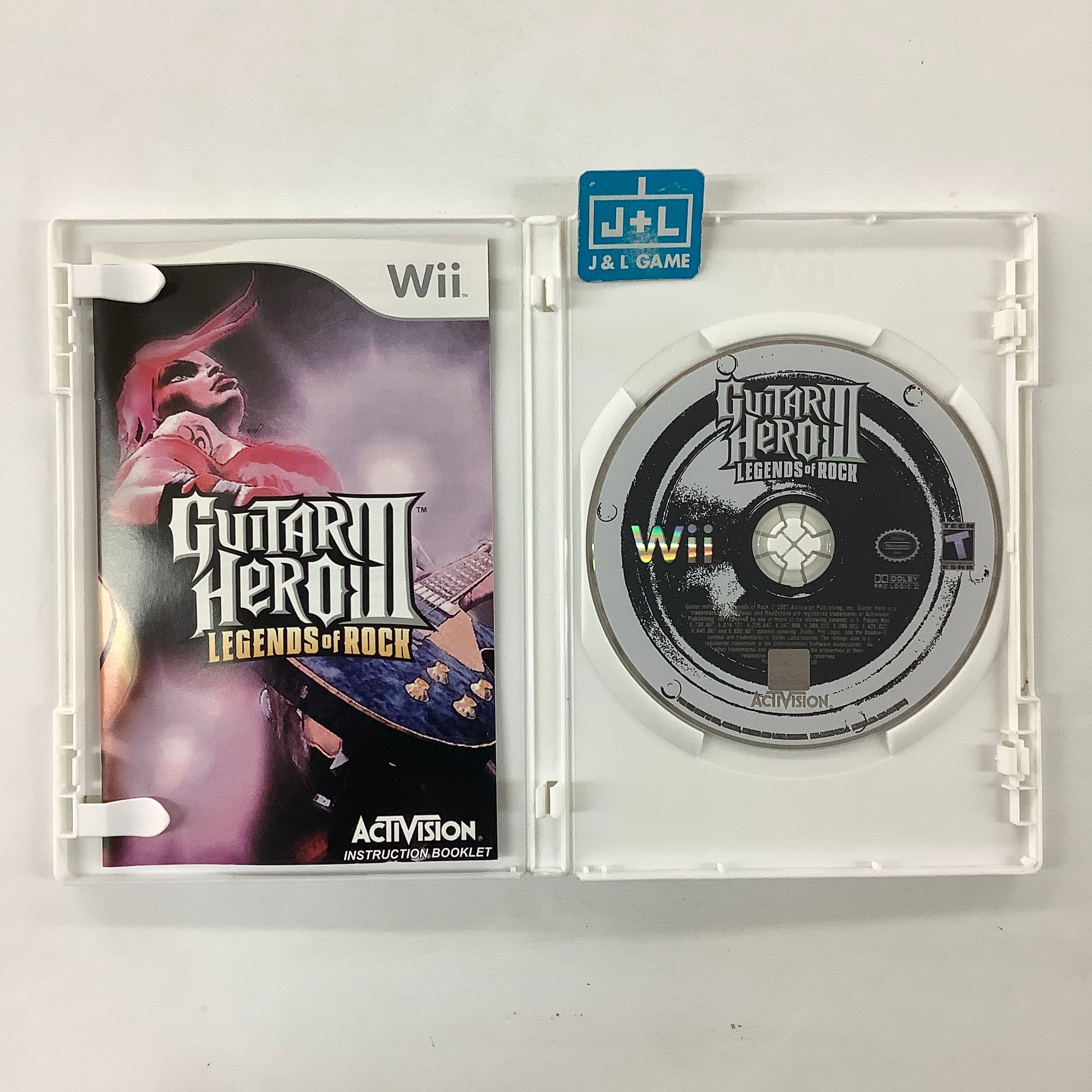 Guitar Hero III: Legends of Rock (Game Only) - Nintendo Wii [Pre-Owned] Video Games ACTIVISION   
