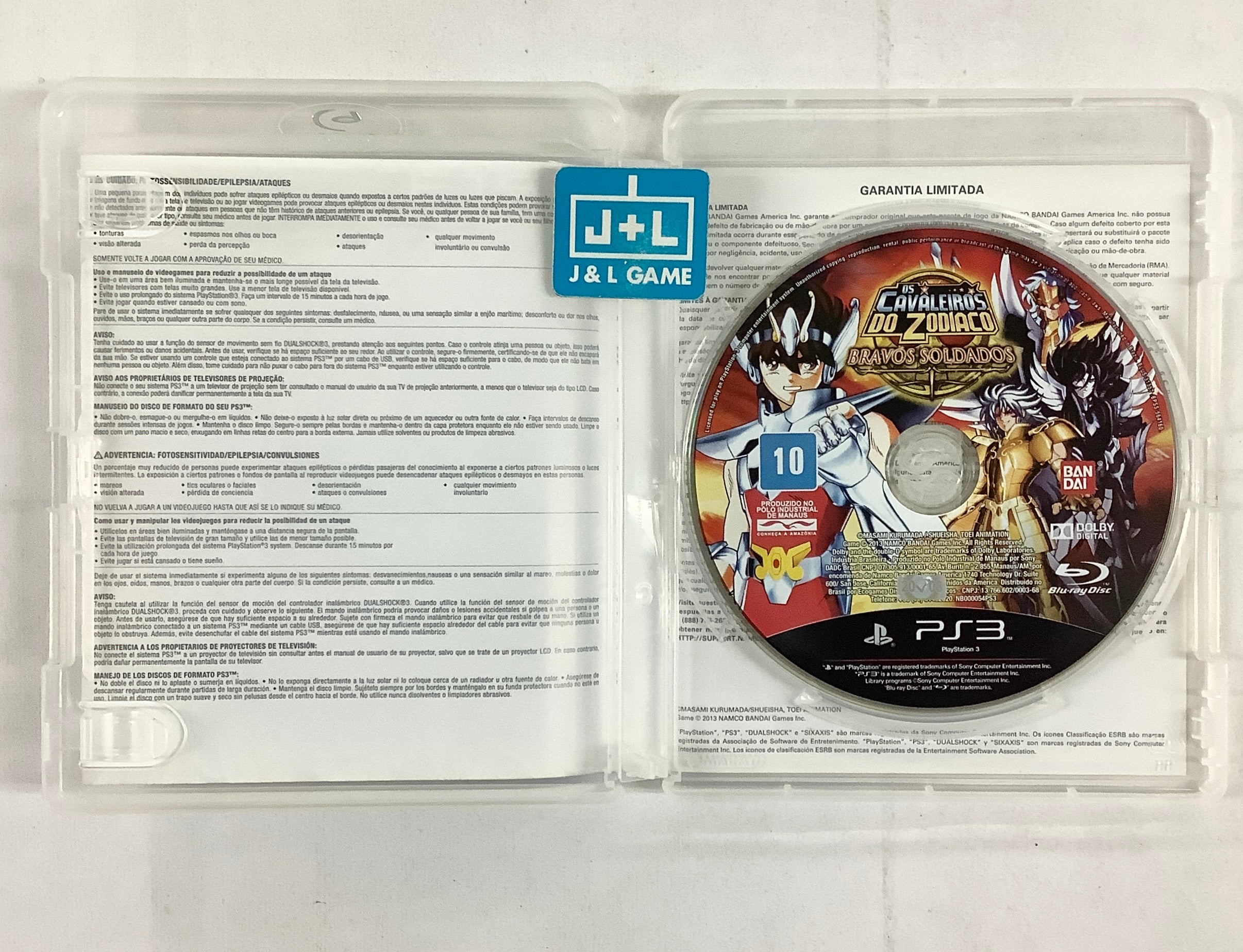 Saint Seiya: Brave Soldiers (Spanish Cover) - (PS3) PlayStation 3 [Pre-Owned] Video Games Bandai Namco Games   