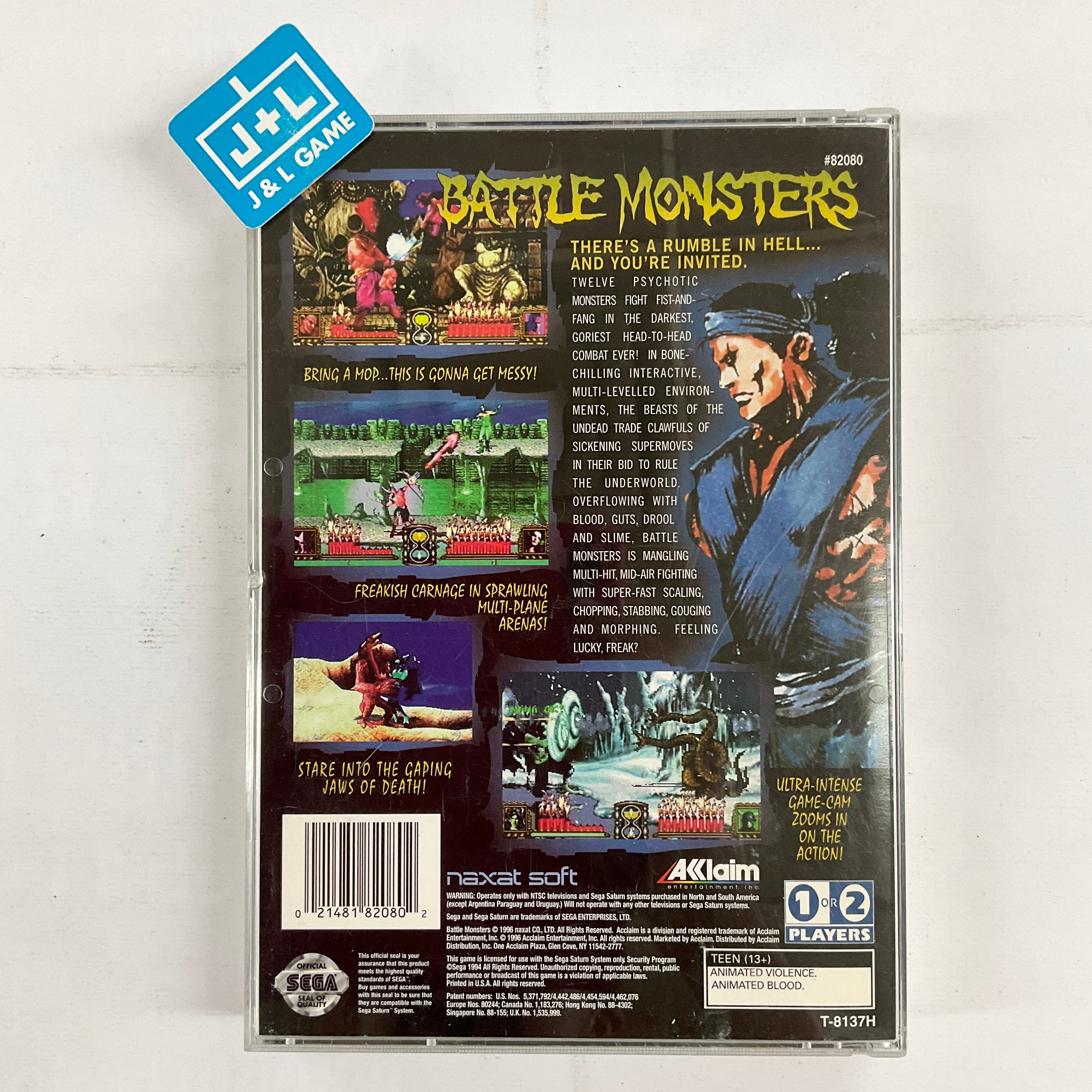 Battle Monsters - (SS) SEGA Saturn [Pre-Owned] Video Games Acclaim   