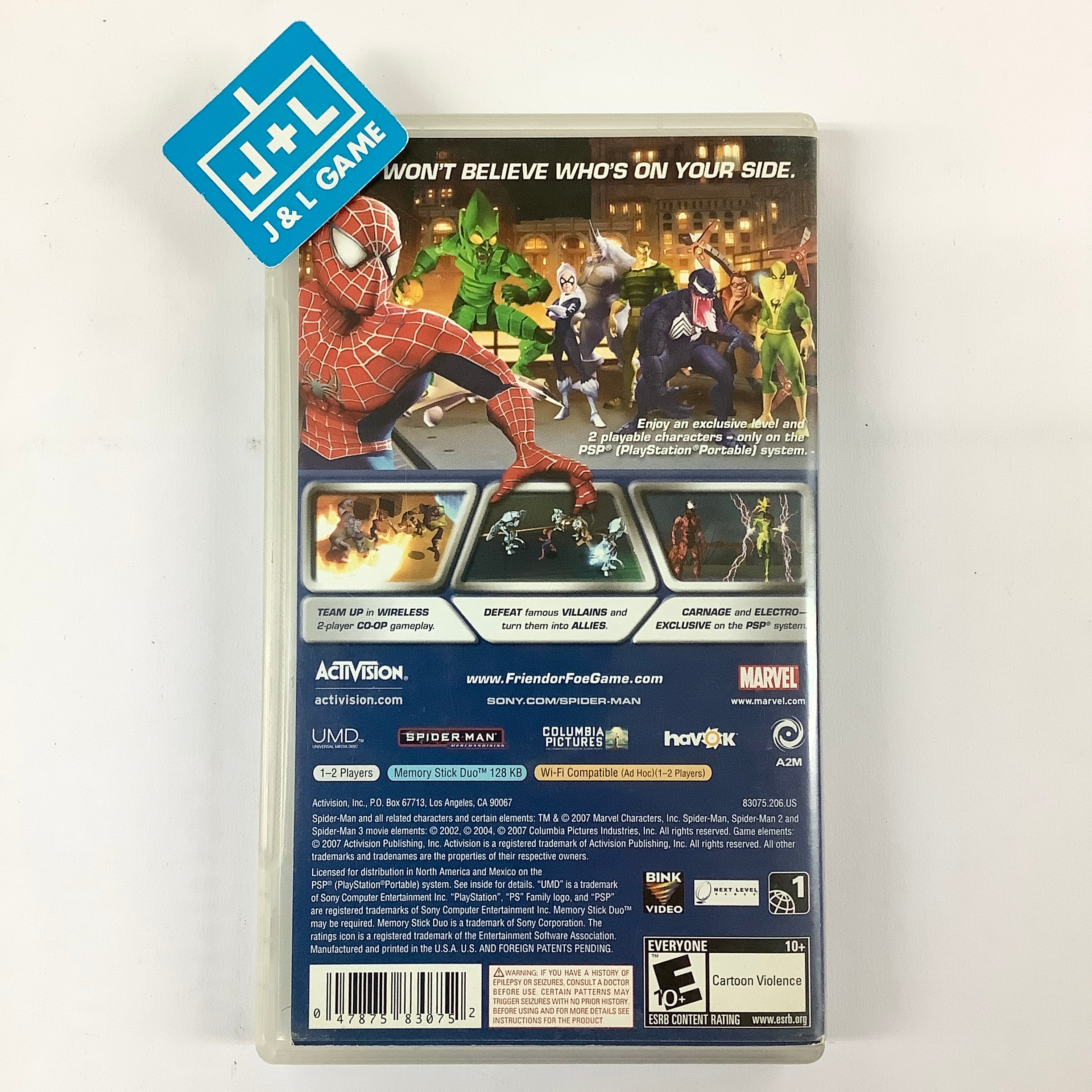 Spider-Man: Friend or Foe - SONY PSP [Pre-Owned] Video Games Activision   