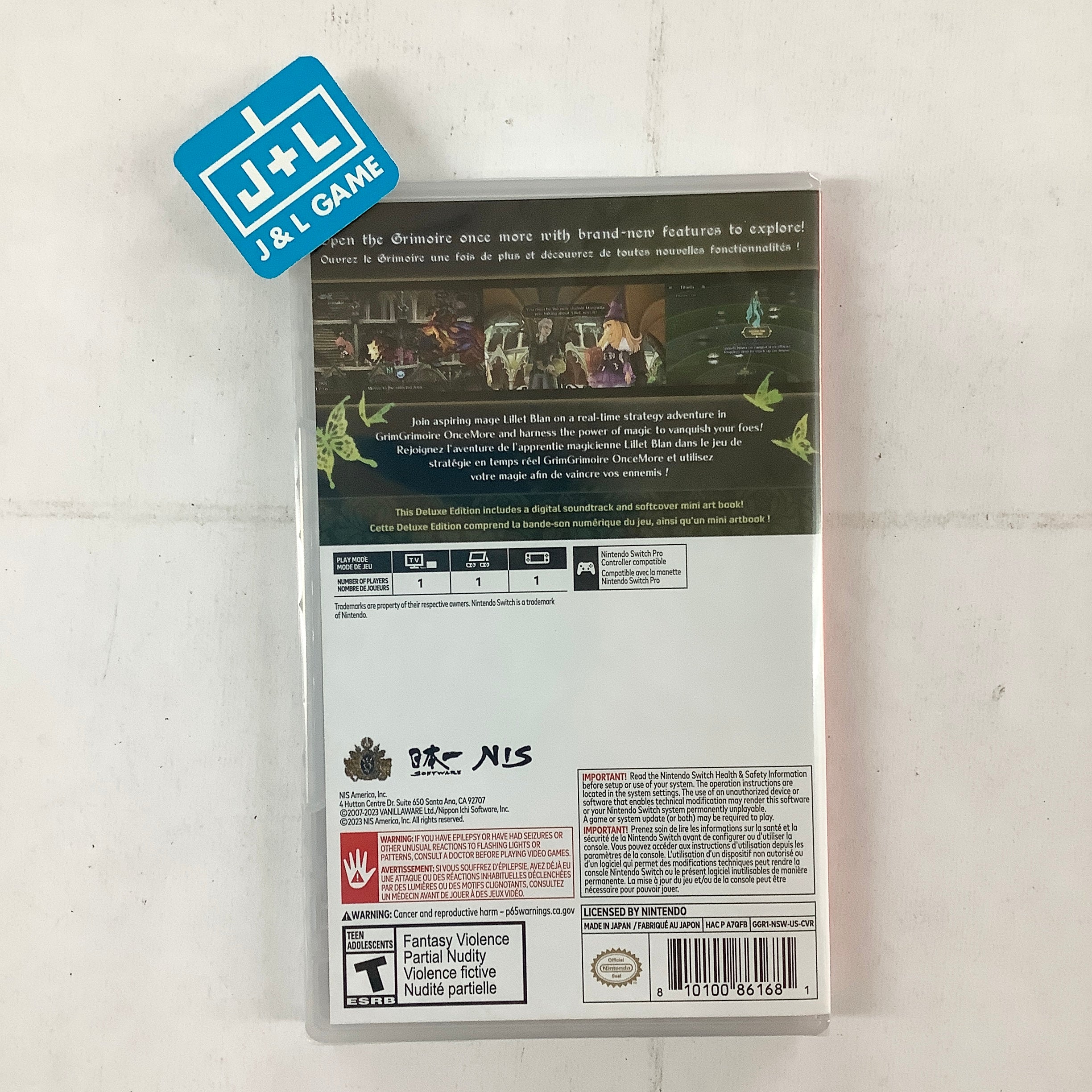 GrimGrimoire OnceMore: Deluxe Edition - (NSW) Nintendo Switch Video Games NIS America   