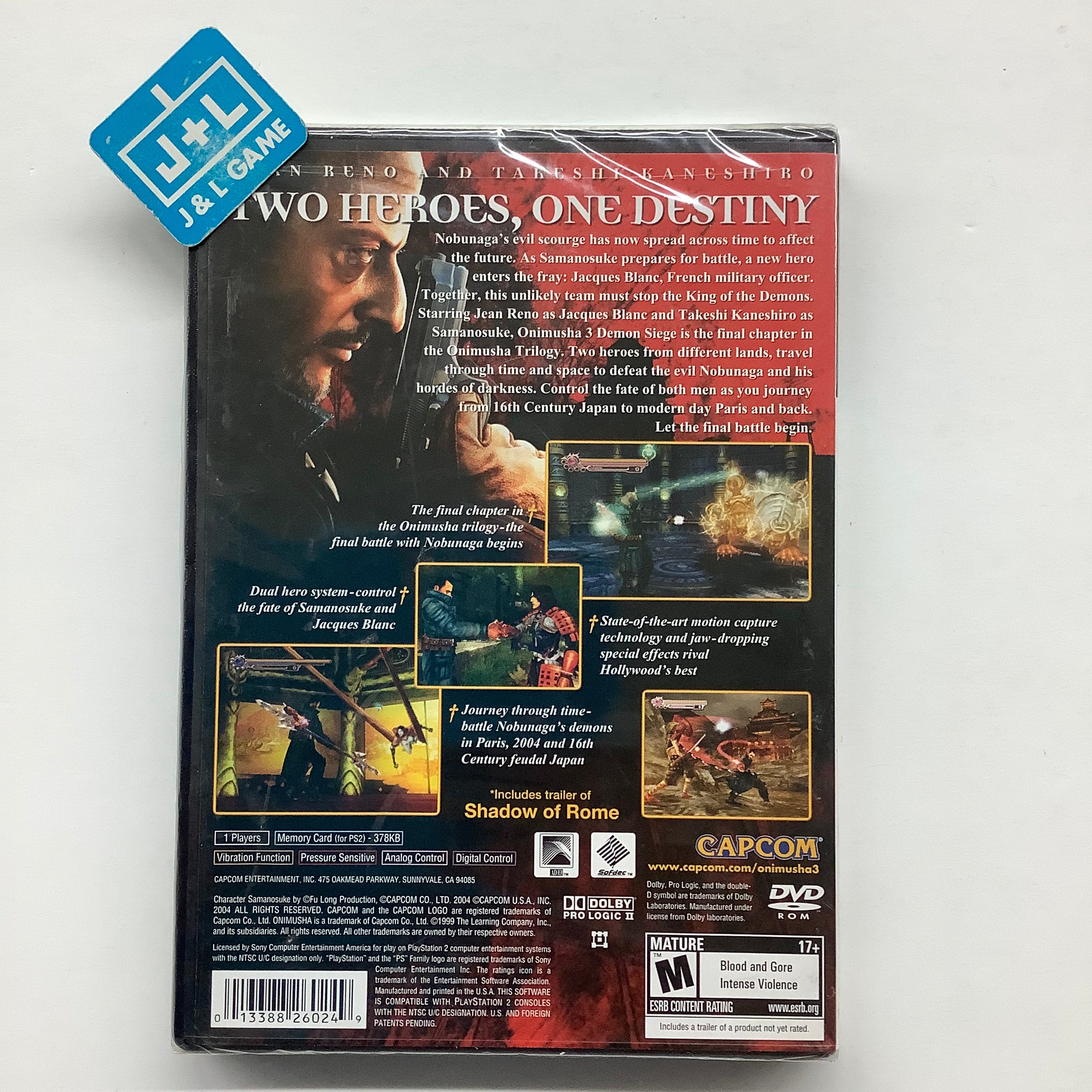 Onimusha 3: Demon Siege - (PS2) PlayStation 2 Video Games Capcom   
