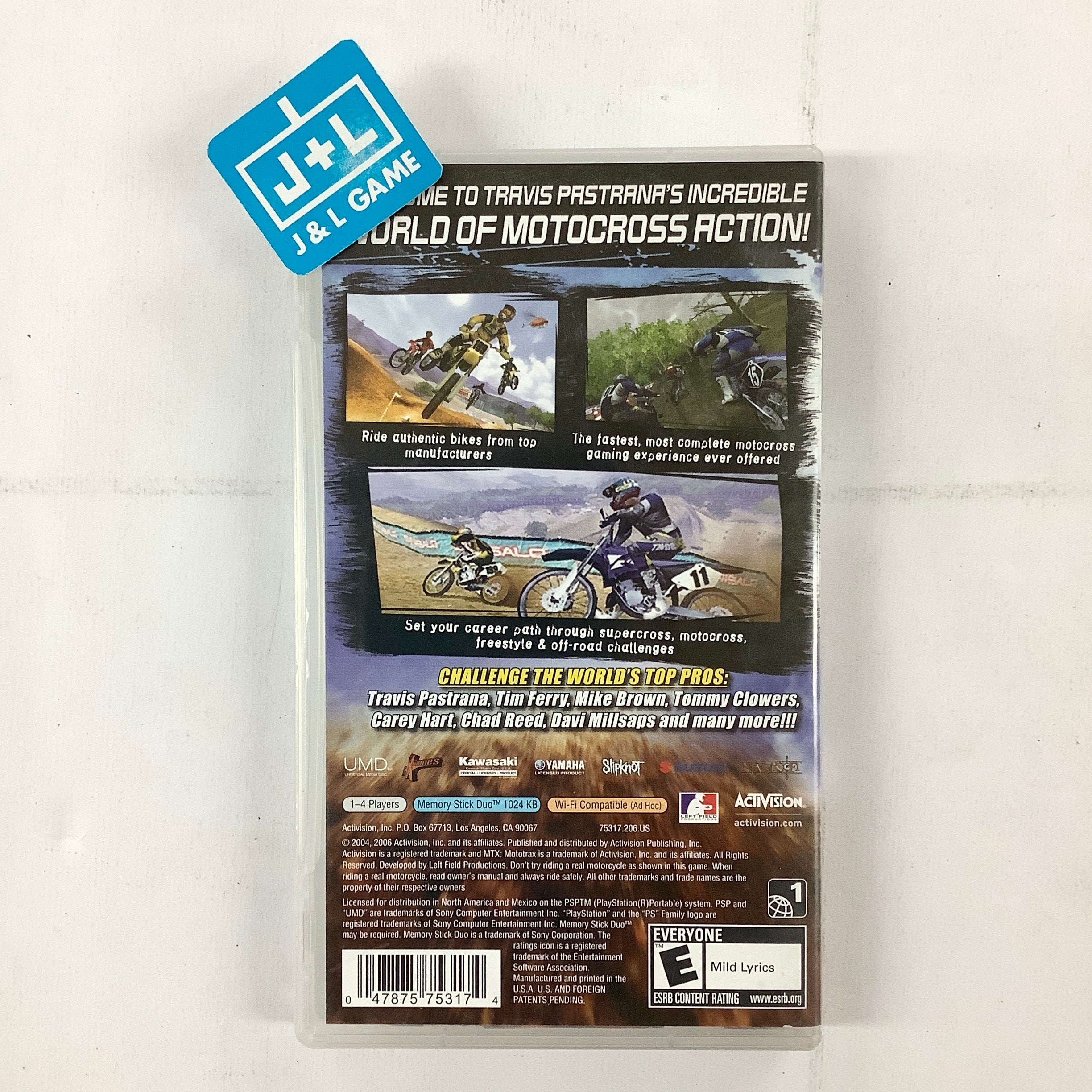 MTX Mototrax PSP eredeti játék konzol game MTX Mototrax PSP eredeti játék konzol game