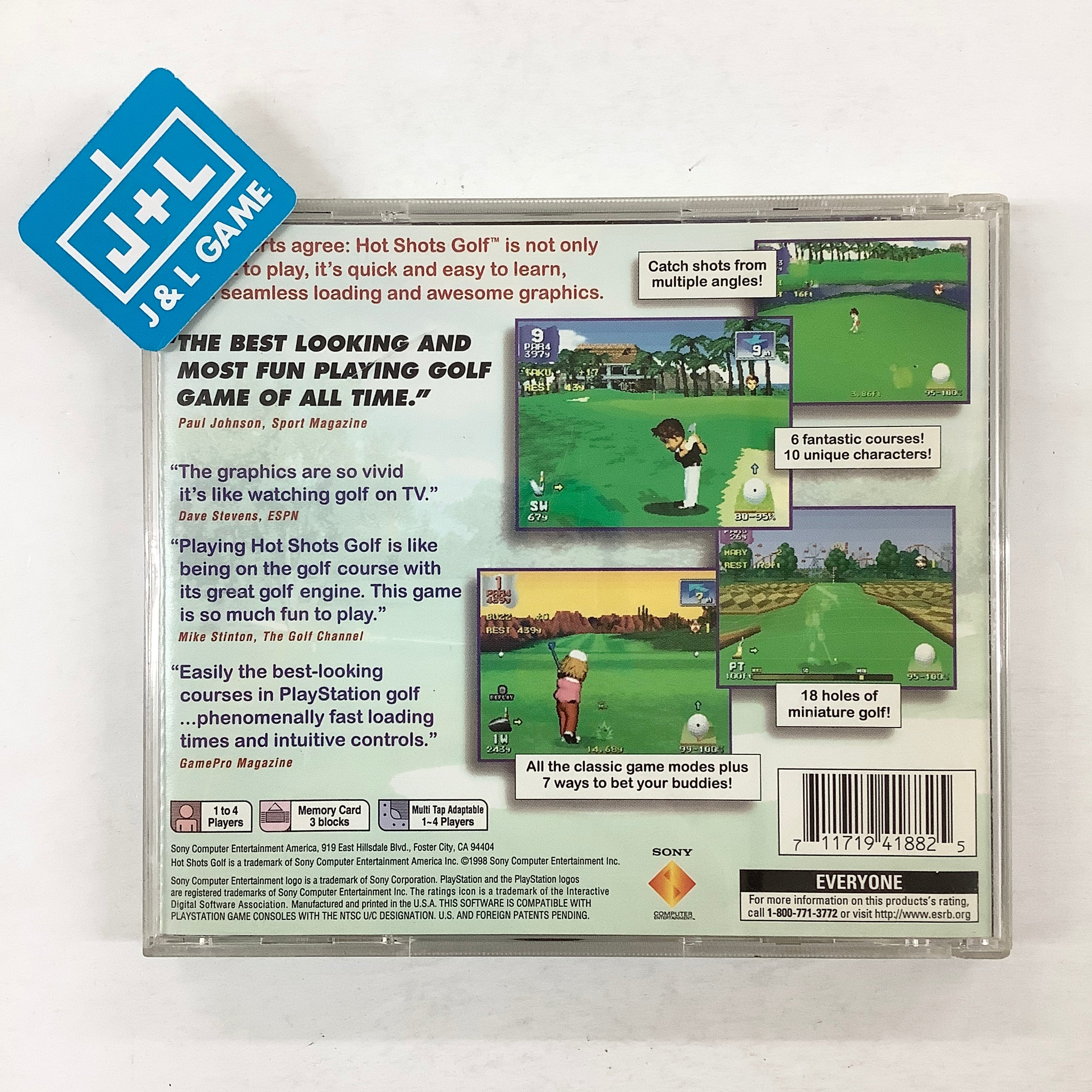 Hot Shots Golf - (PS1) PlayStation 1 [Pre-Owned] Video Games SCEA   