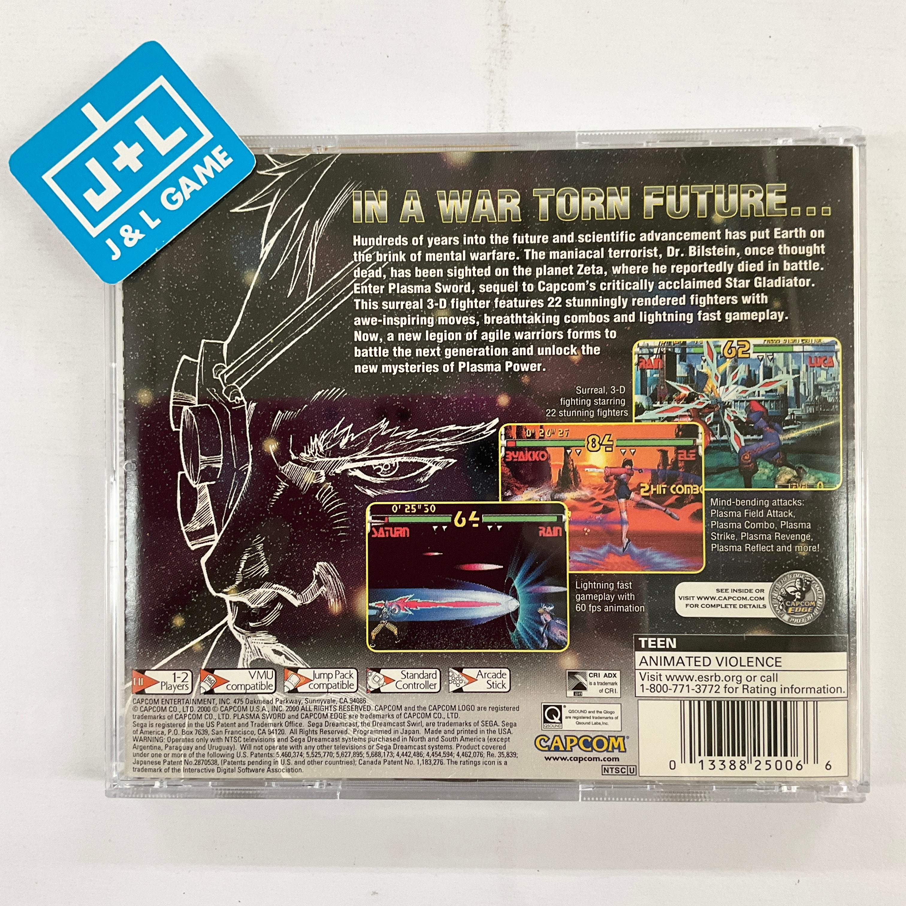 Plasma Sword: Nightmare of Bilstein - (DC) SEGA Dreamcast [Pre-Owned] Video Games Capcom   