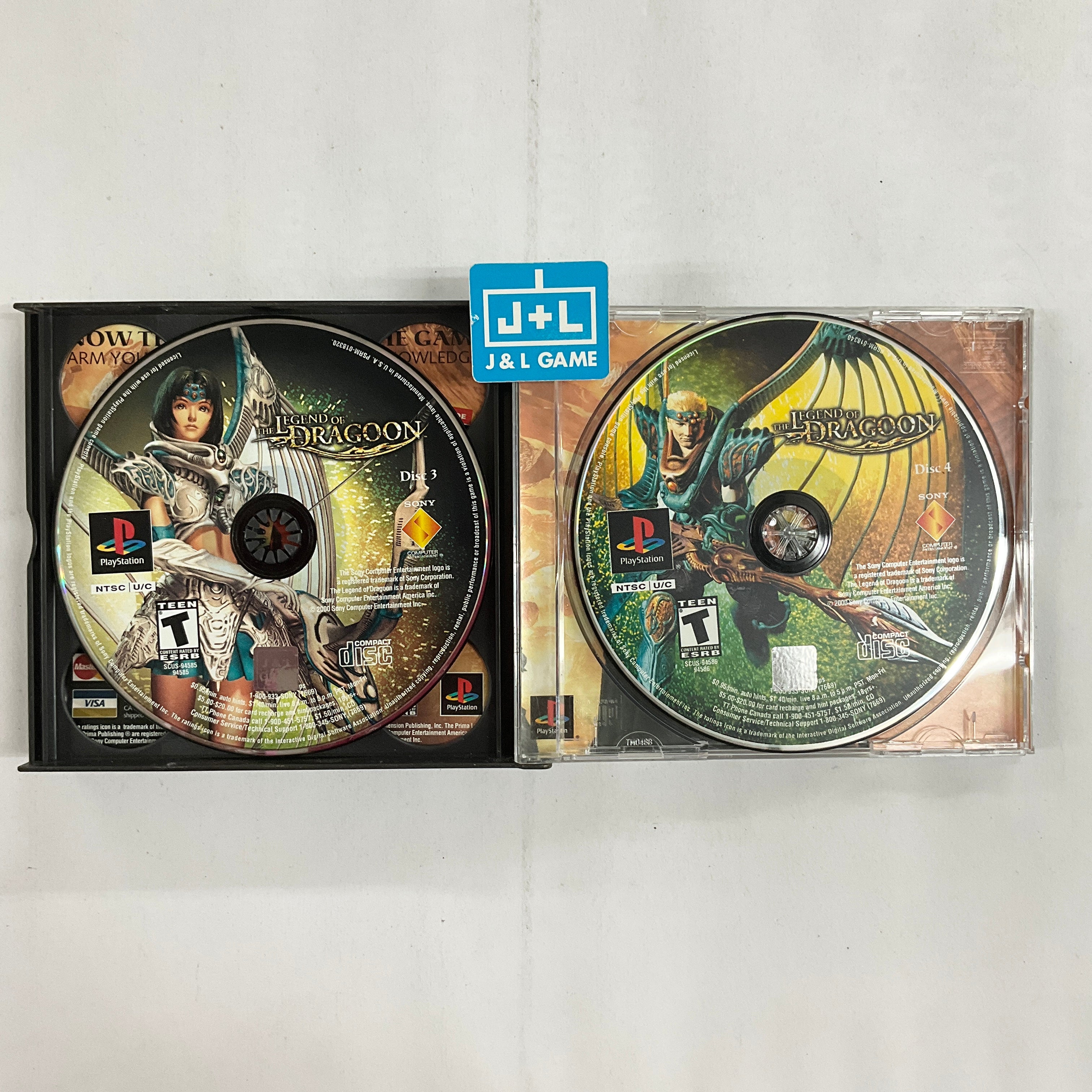 The Legend of Dragoon - (PS1) PlayStation 1 [Pre-Owned] Video Games SCEA   