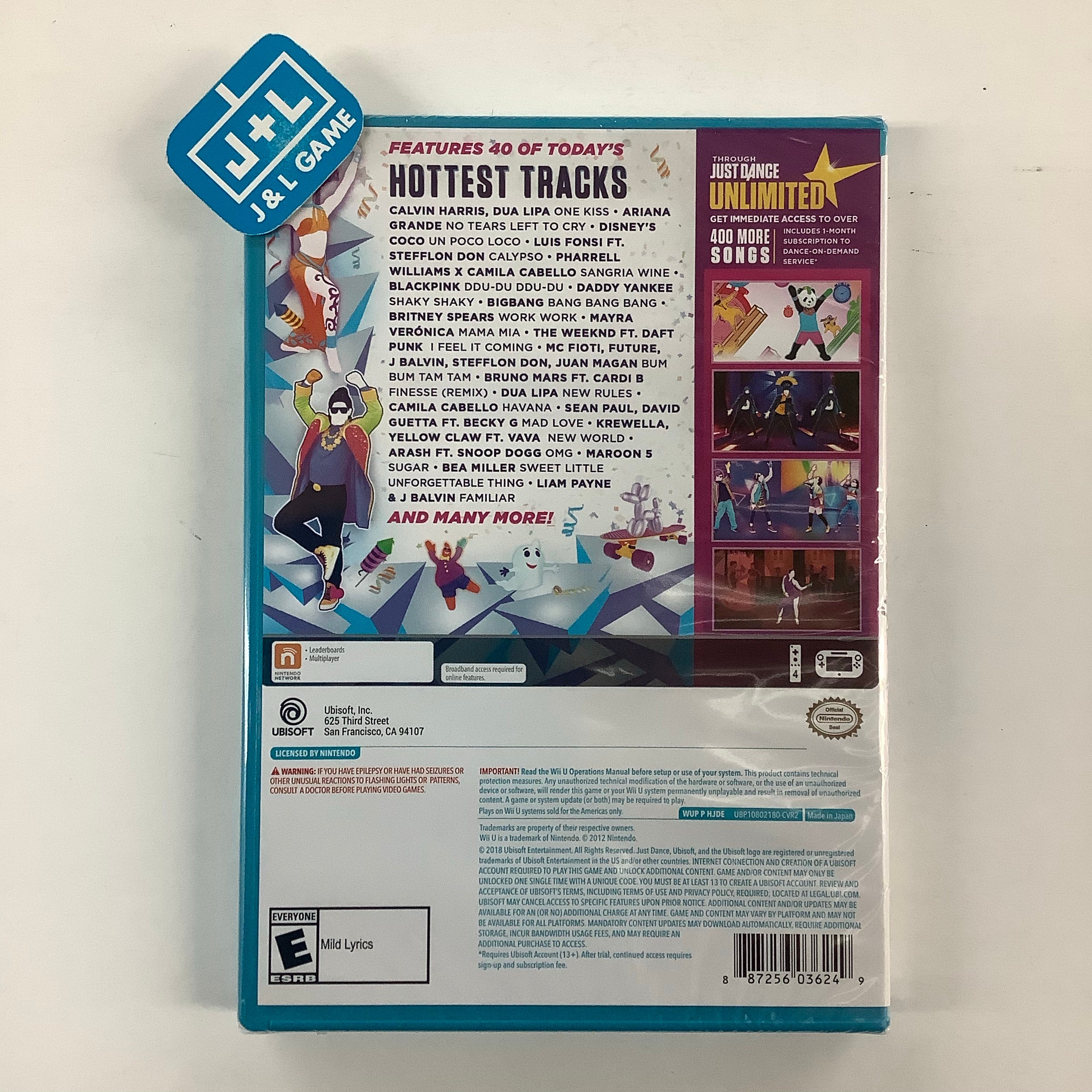 Just Dance 2019 - Nintendo Wii U Video Games Ubisoft   