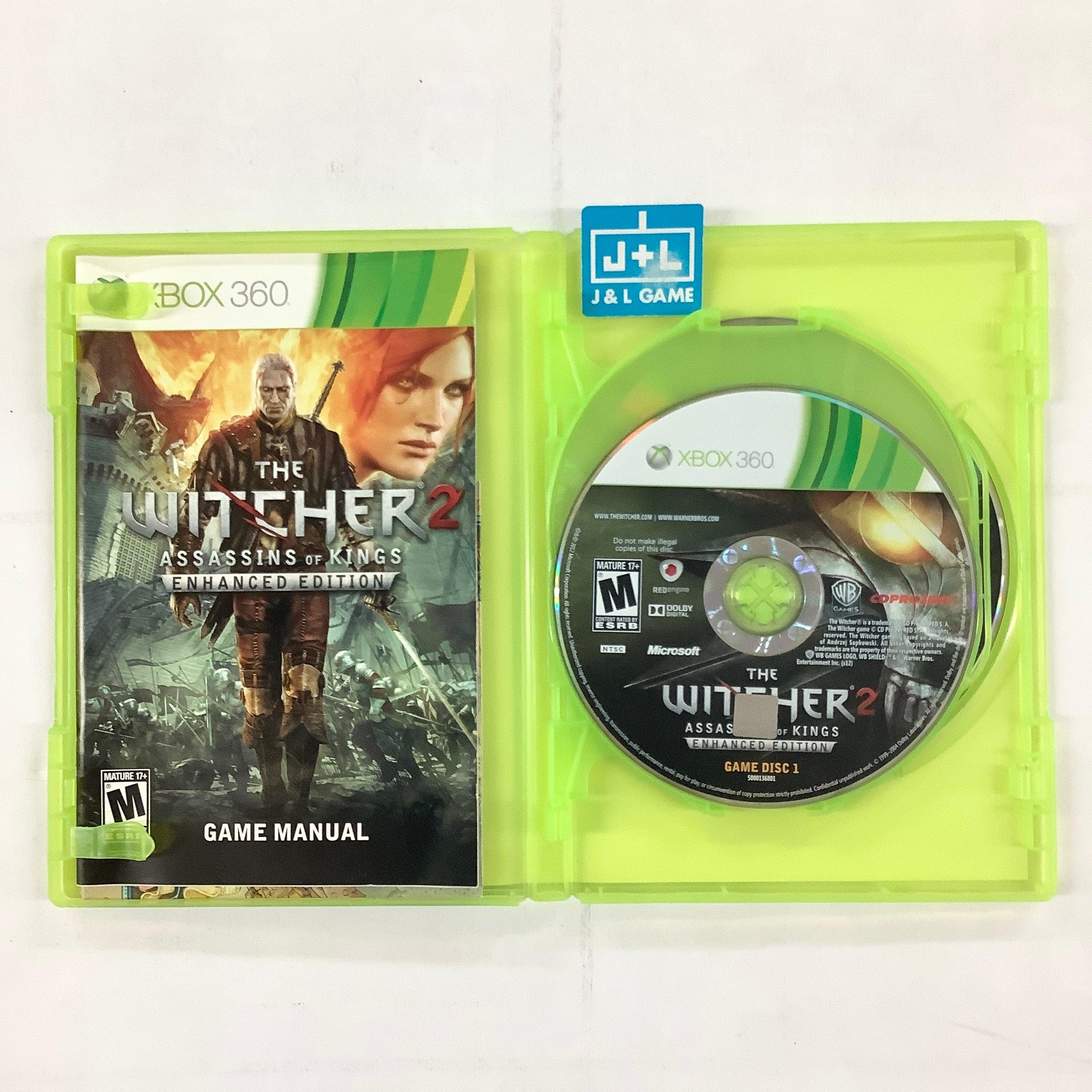 The Witcher 2: Assassins of Kings (Enhanced Edition) - Xbox 360 [Pre-Owned] Video Games Warner Bros. Interactive Entertainment   