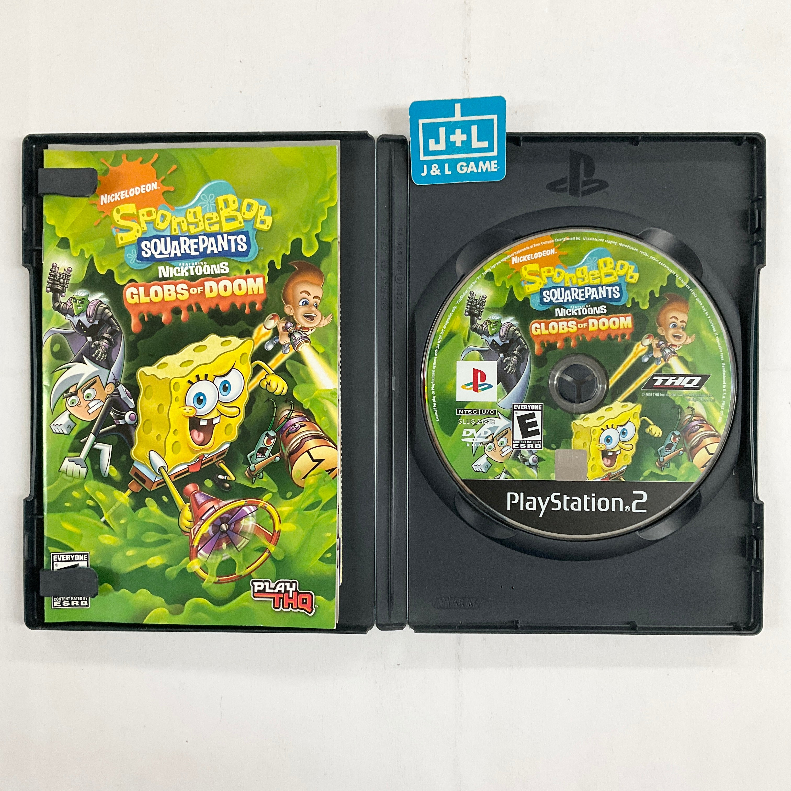 SpongeBob SquarePants featuring NickToons: Globs of Doom - (PS2) PlayStation 2 [Pre-Owned] Video Games THQ   