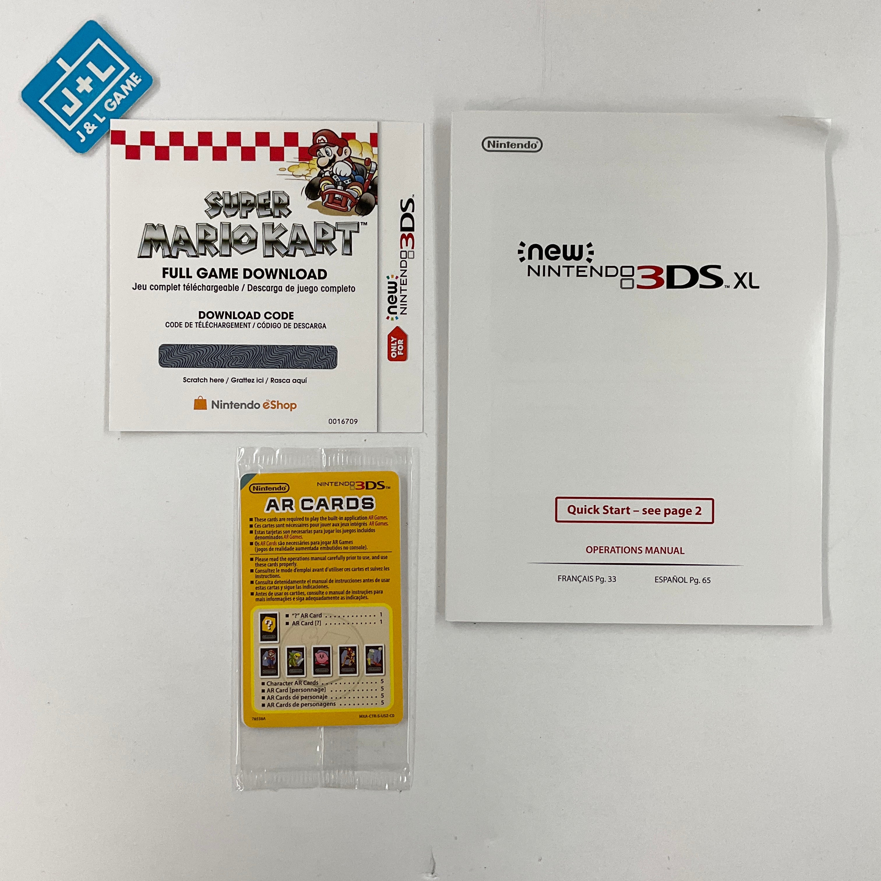 New Nintendo 3DS XL Console (Super NES Edition + Super Mario Kart) - Nintendo 3DS [Pre-Owned] Consoles Nintendo   