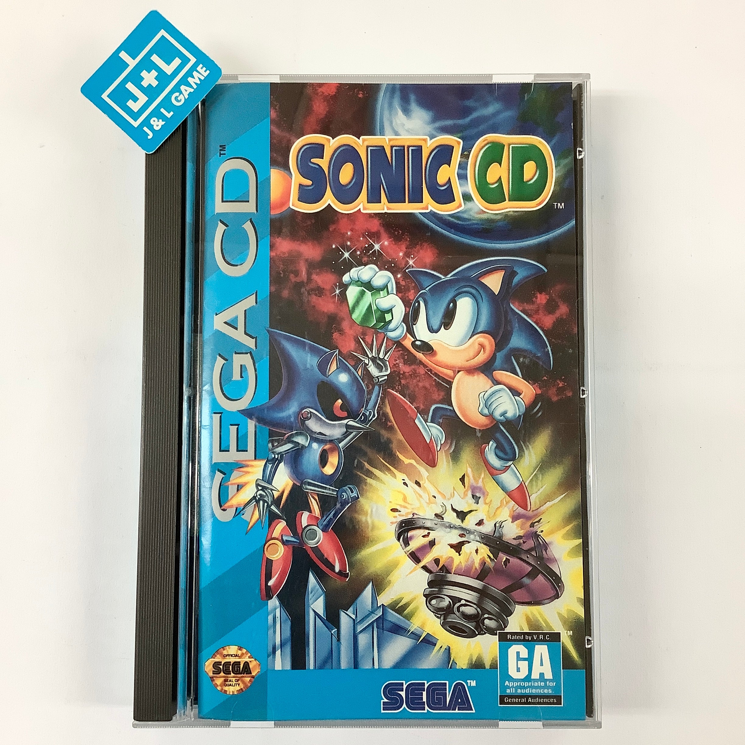 Sonic CD - SEGA CD [Pre-Owned] Video Games Sega   