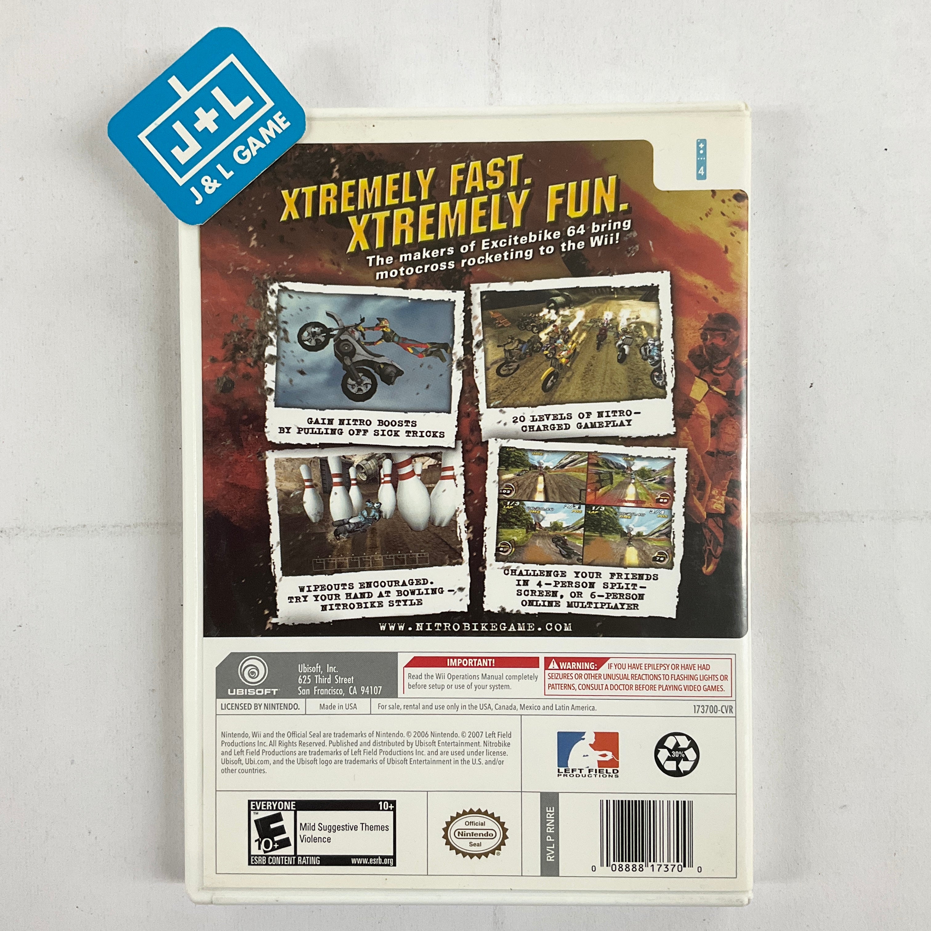 Nitrobike - Nintendo Wii [Pre-Owned] | J&L Game