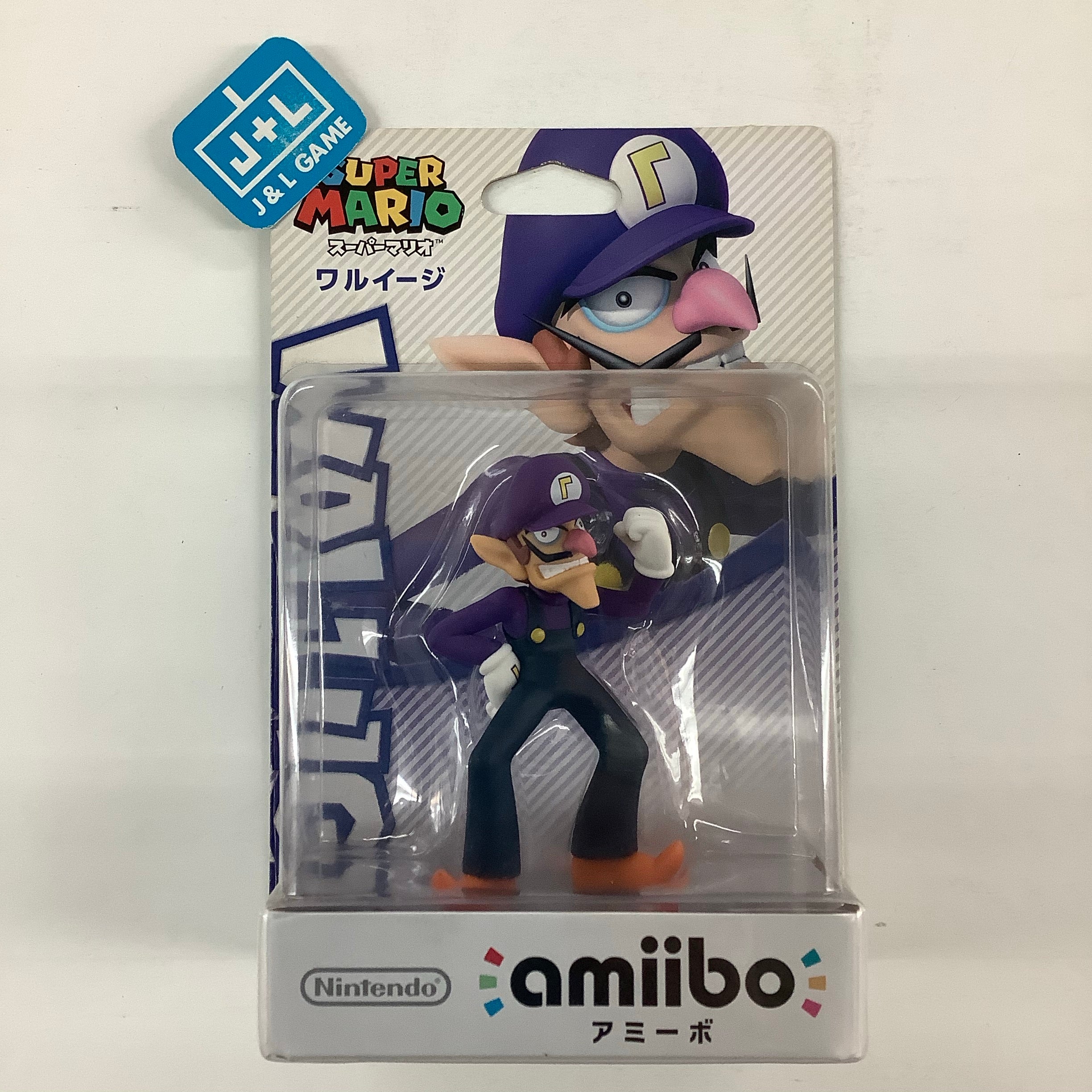 Waluigi (Super Mario series) - Nintendo 3DS Amiibo (Japanese Import) Amiibo Nintendo   