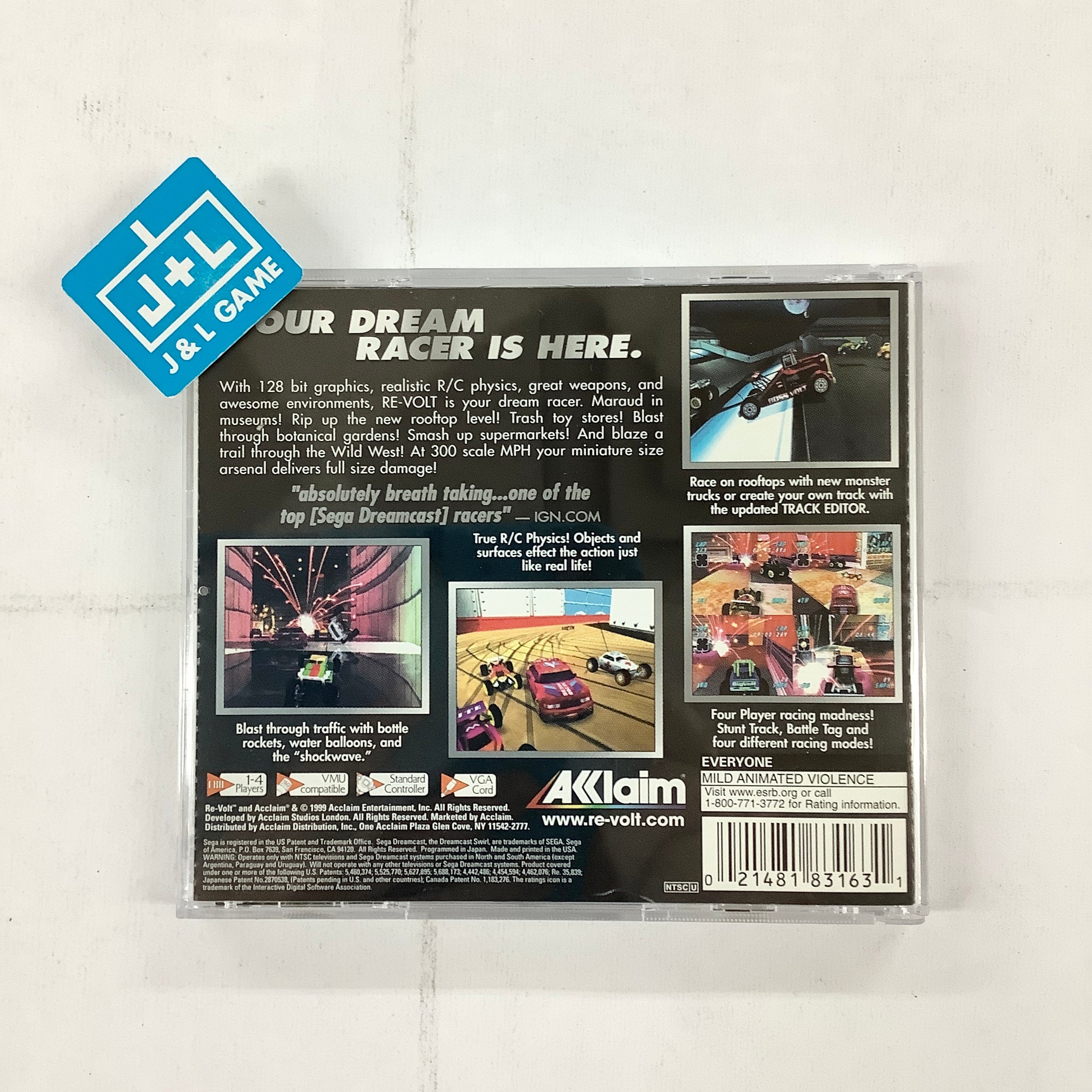 Re-Volt - (DC) SEGA Dreamcast  [Pre-Owned] Video Games Acclaim   