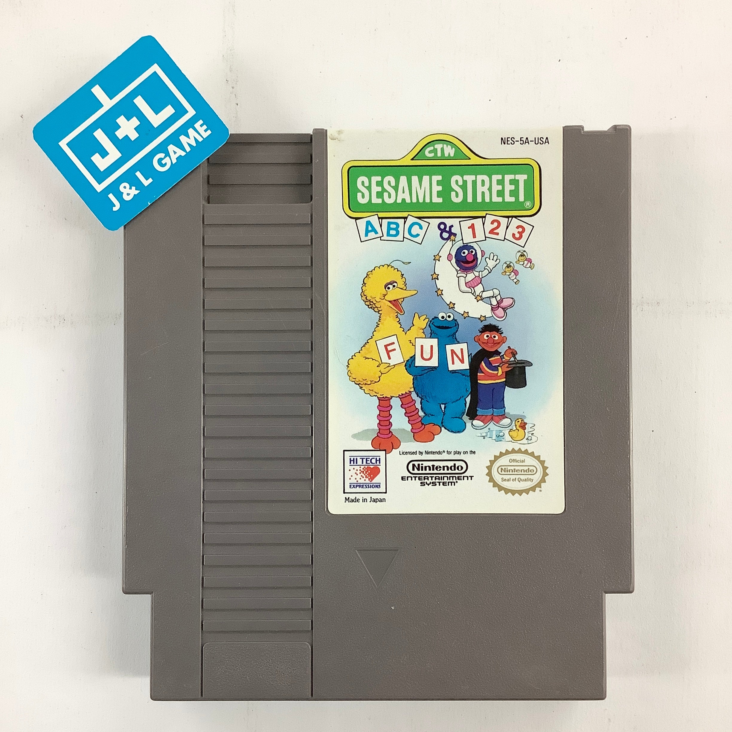 Sesame Street: ABC & 123 - (NES) Nintendo Entertainment System  [Pre-Owned] Video Games Hi Tech Expressions   