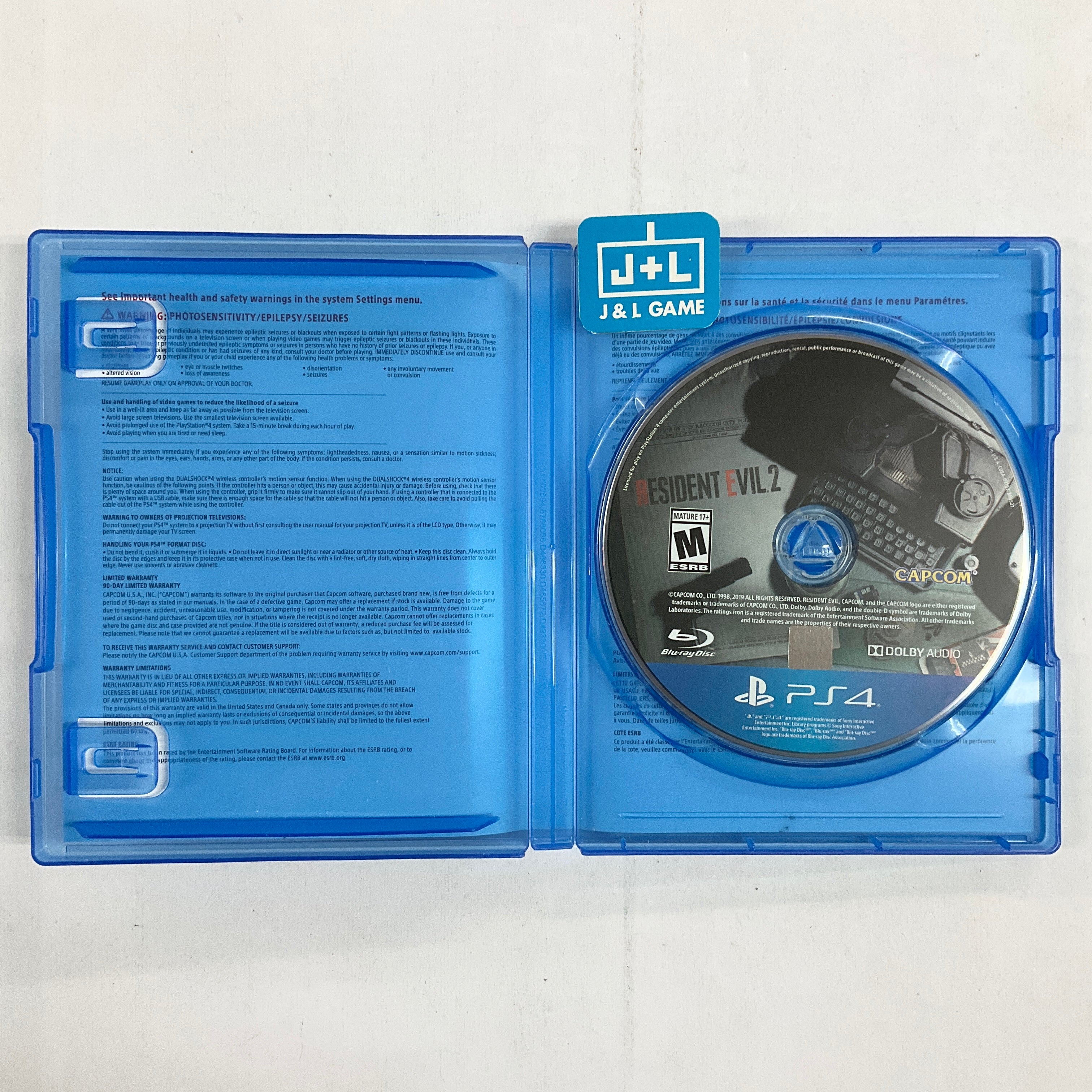 Resident Evil 2 - (PS4) PlayStation 4 [Pre-Owned] Video Games Capcom   
