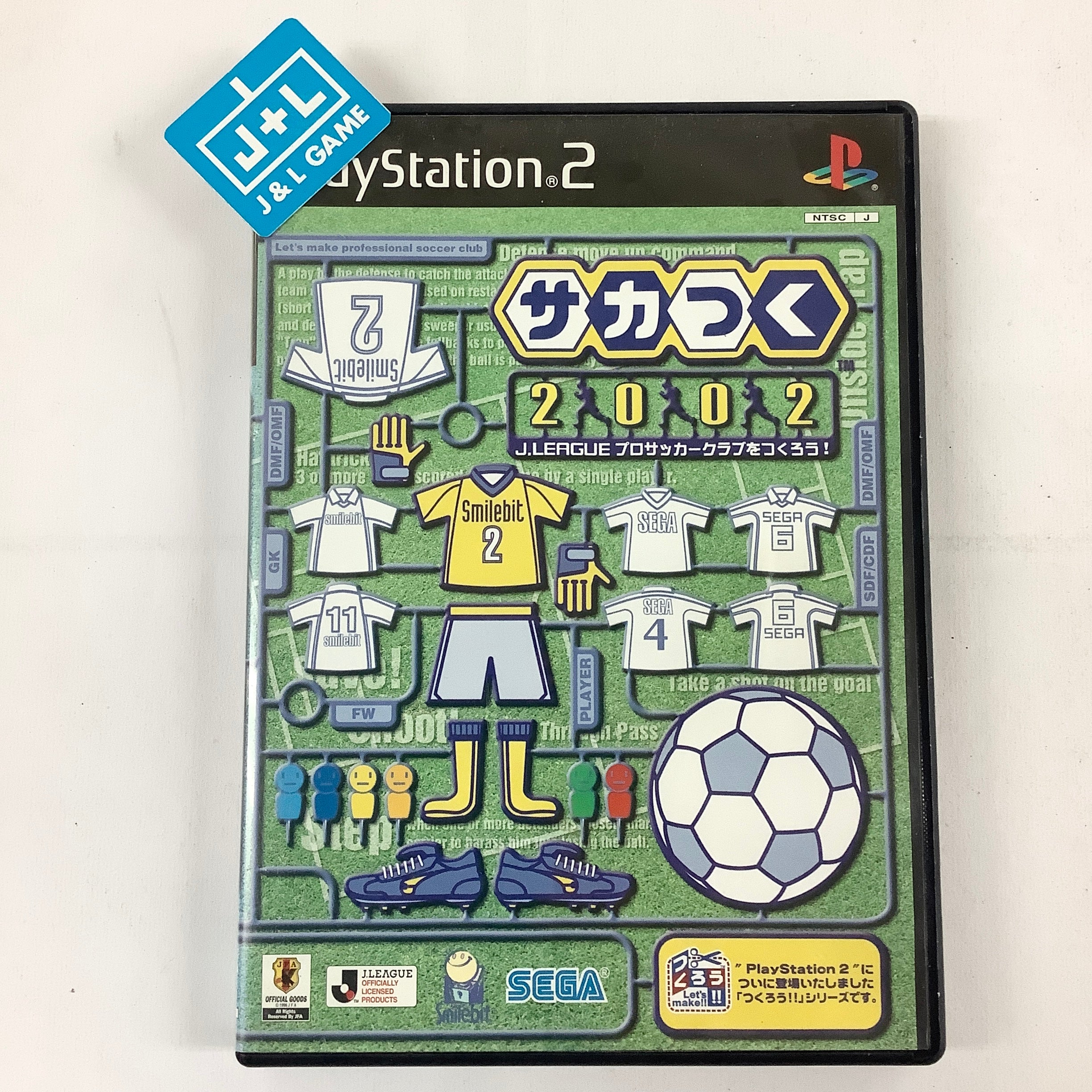 Soccer Tsuku 2002: J.League Pro Soccer Club o Tsukurou! - (PS2) PlayStation 2 [Pre-Owned] (Japanese Import) Video Games Sega   