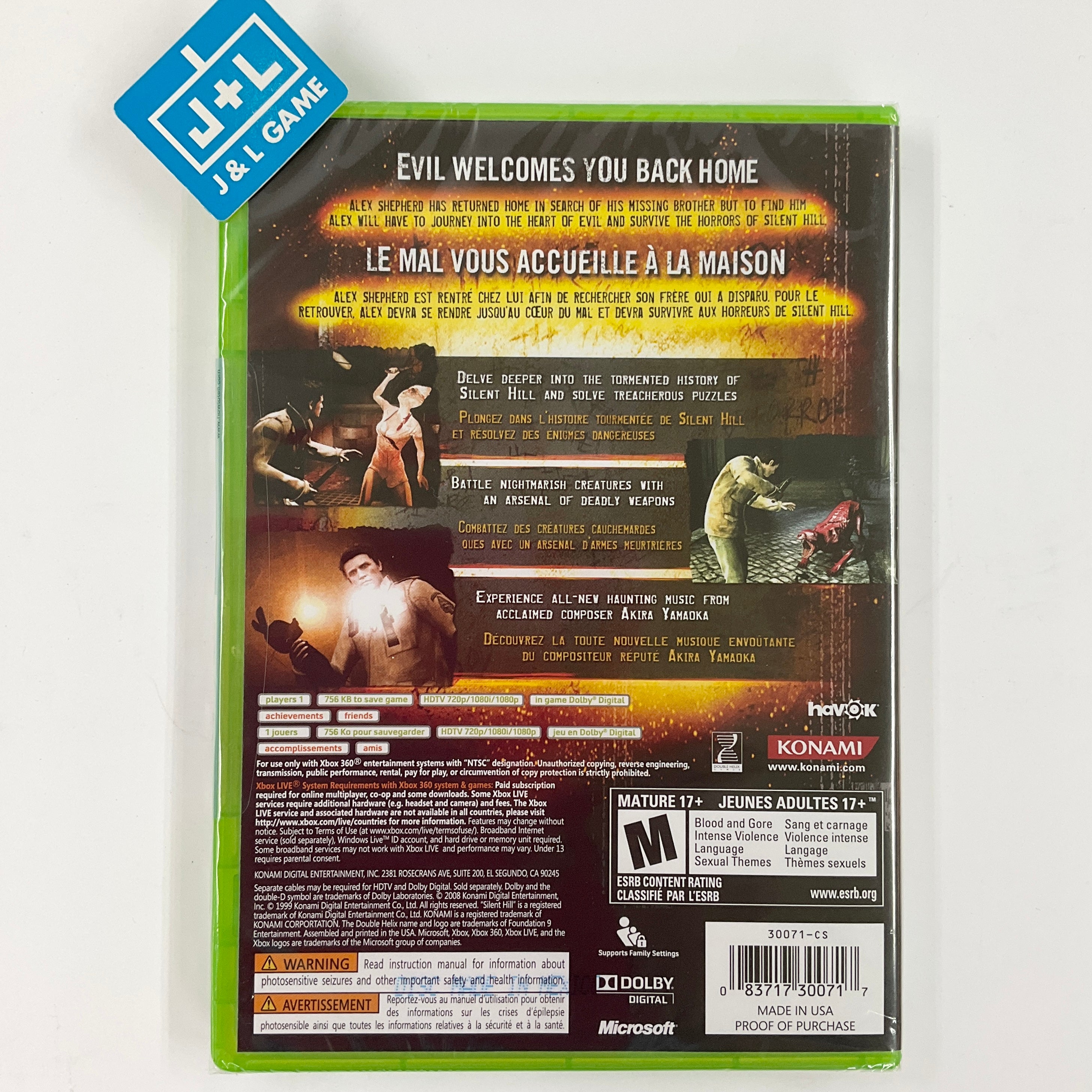 Silent Hill: Homecoming - Xbox 360 Video Games Konami   
